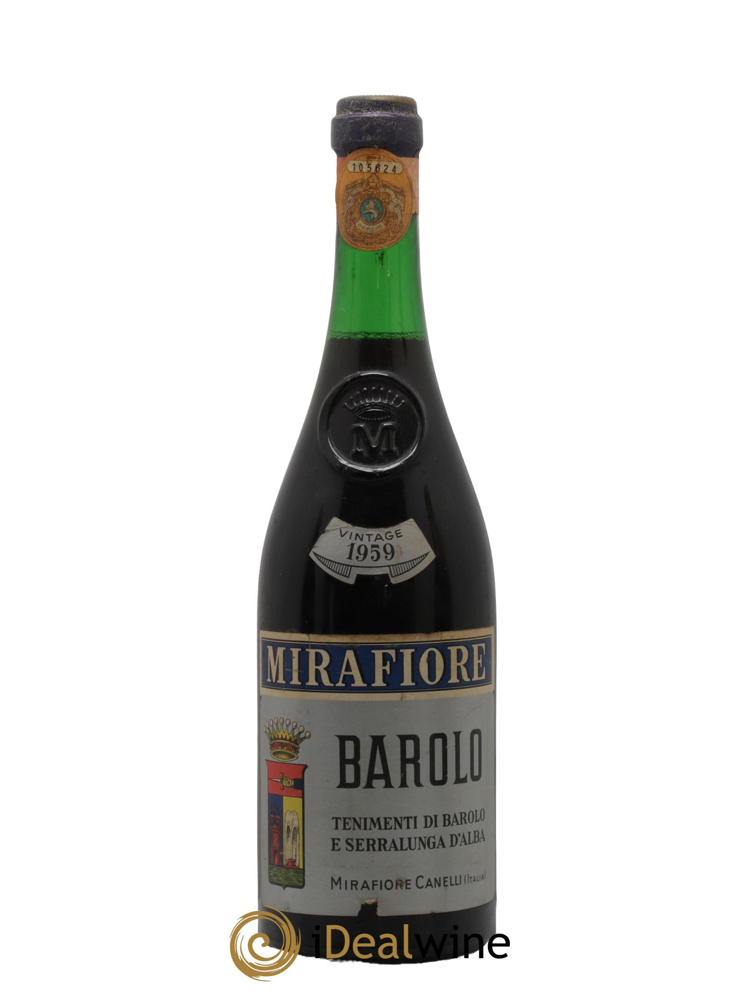 Barolo DOCG Mirafiore 1959 - Posten von 1 Flasche - 0