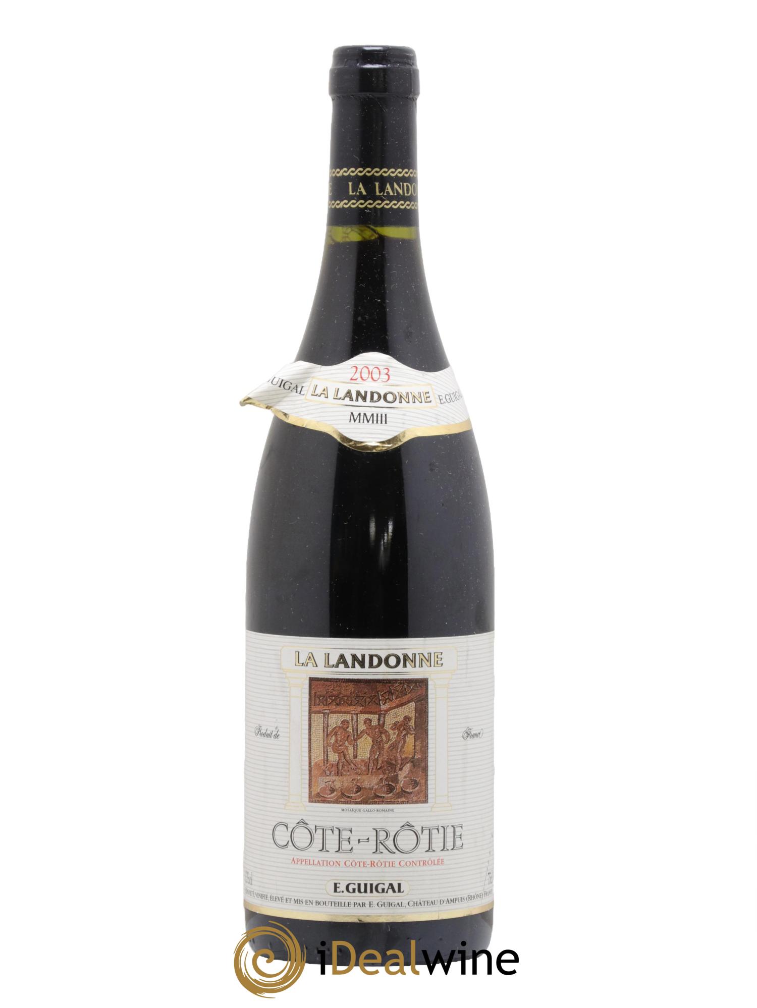 Côte-Rôtie La Landonne Guigal 2003 - Lot de 1 bouteille - 0