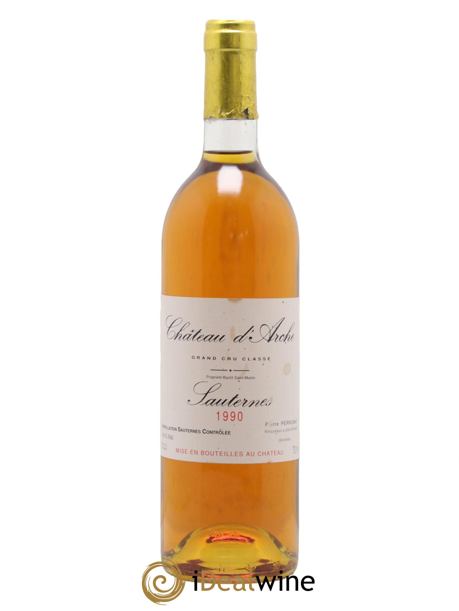 Château d' Arche 2ème Grand Cru Classé 1990 - Lot de 1 bouteille - 0