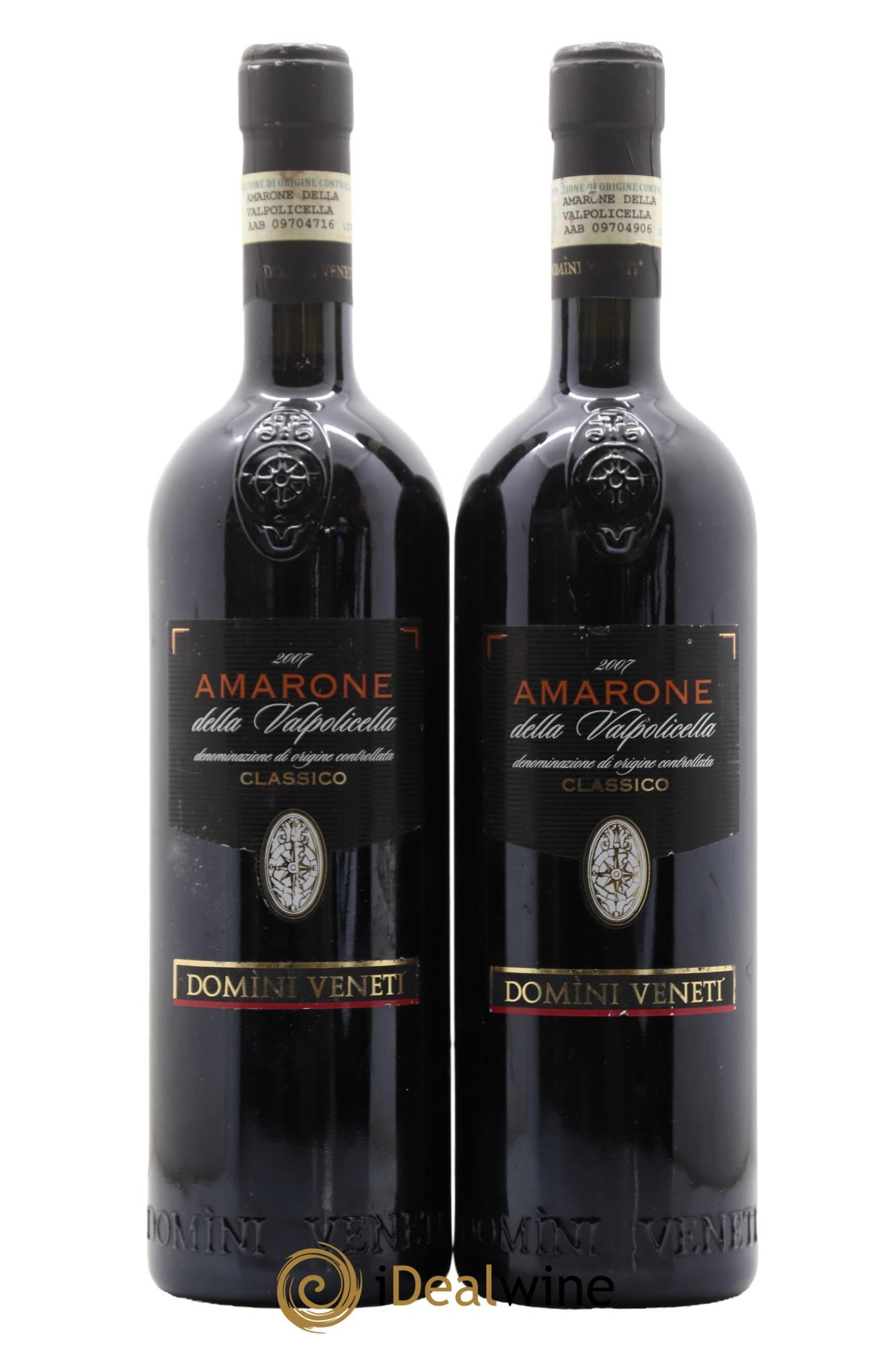 Amarone della Valpolicella DOC Classico Domini Veneti 2007 - Lot of 2 bottles - 0