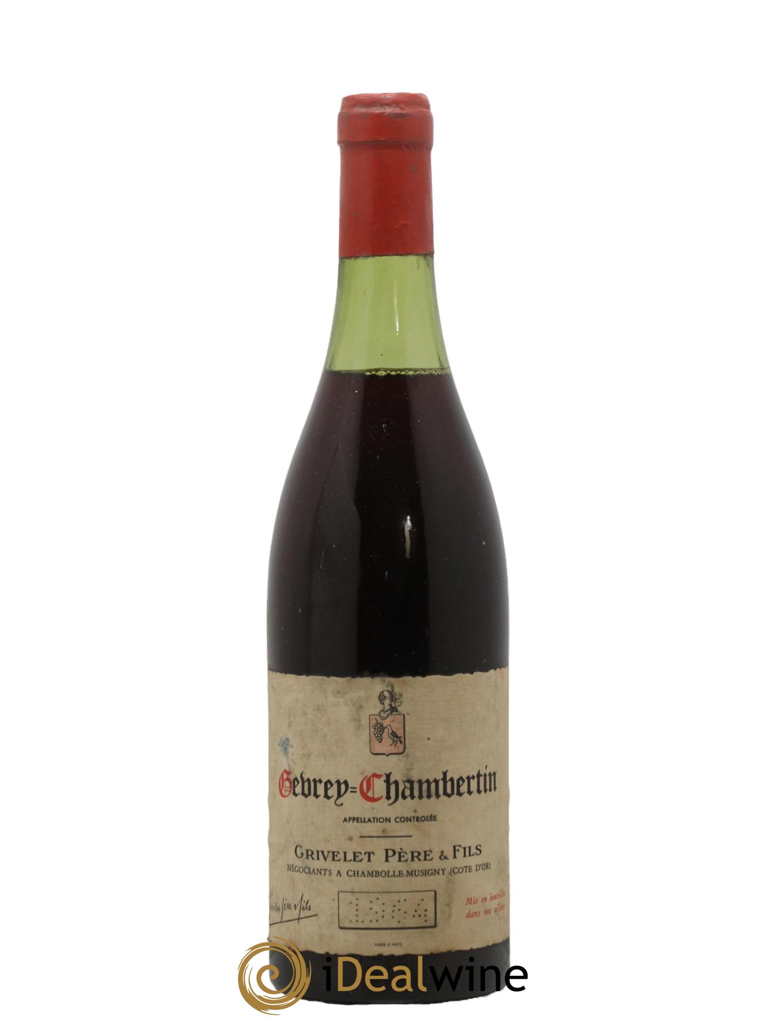 Gevrey-Chambertin Domaine Grivelet 1964 - Lotto di 1 bottiglia - 0