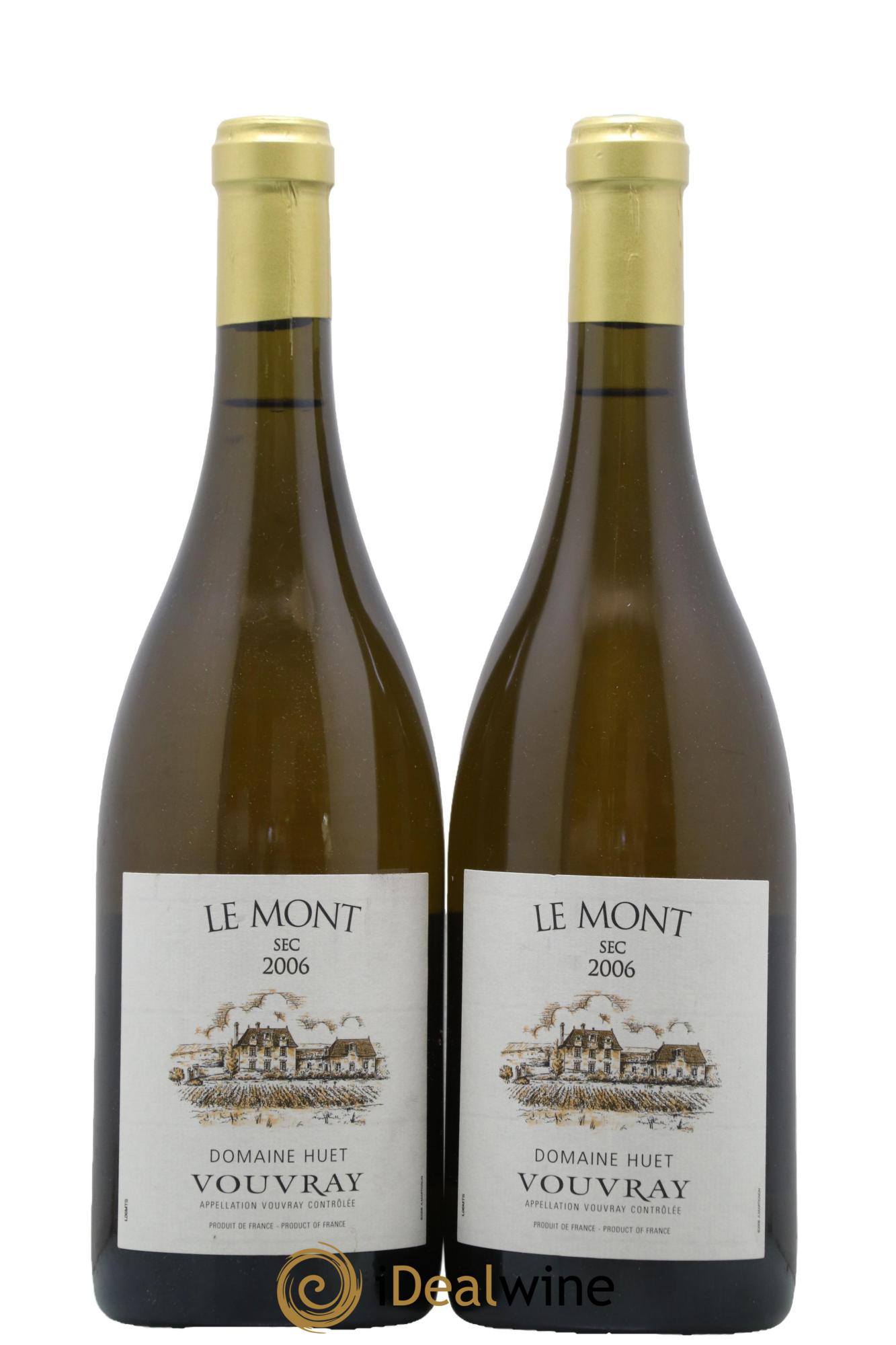 Vouvray Le Mont Sec Domaine Huet 2006 - Lotto di 2 bottiglie - 0