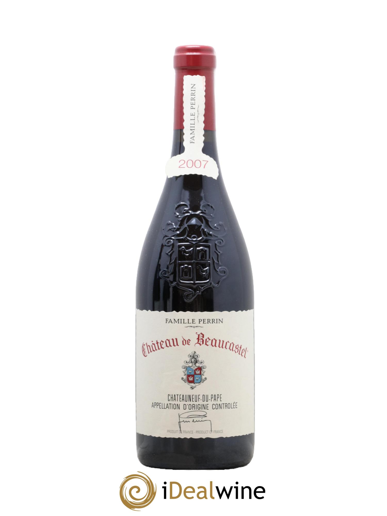 Châteauneuf-du-Pape Château de Beaucastel Famille Perrin 2007 - Lot de 1 bouteille - 0