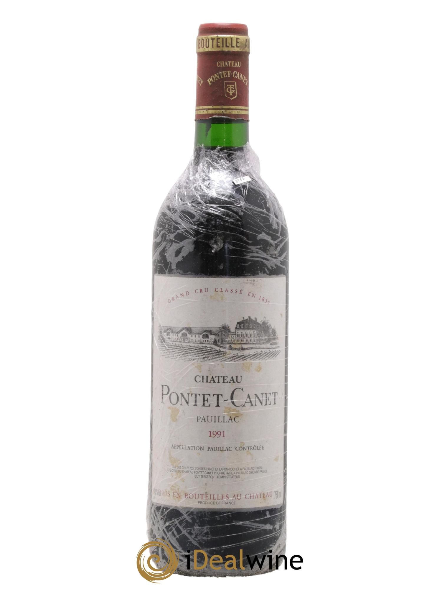 Château Pontet Canet 5ème Grand Cru Classé 1991 - Lotto di 1 bottiglia - 0