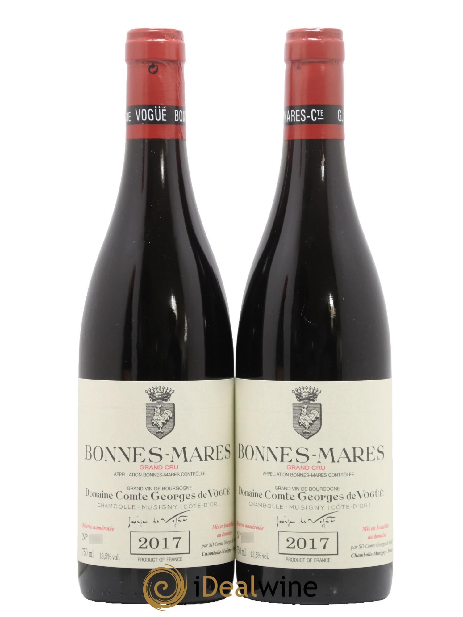 Bonnes-Mares Grand Cru Comte Georges de Vogüé 2017 - Lot de 2 bouteilles - 0