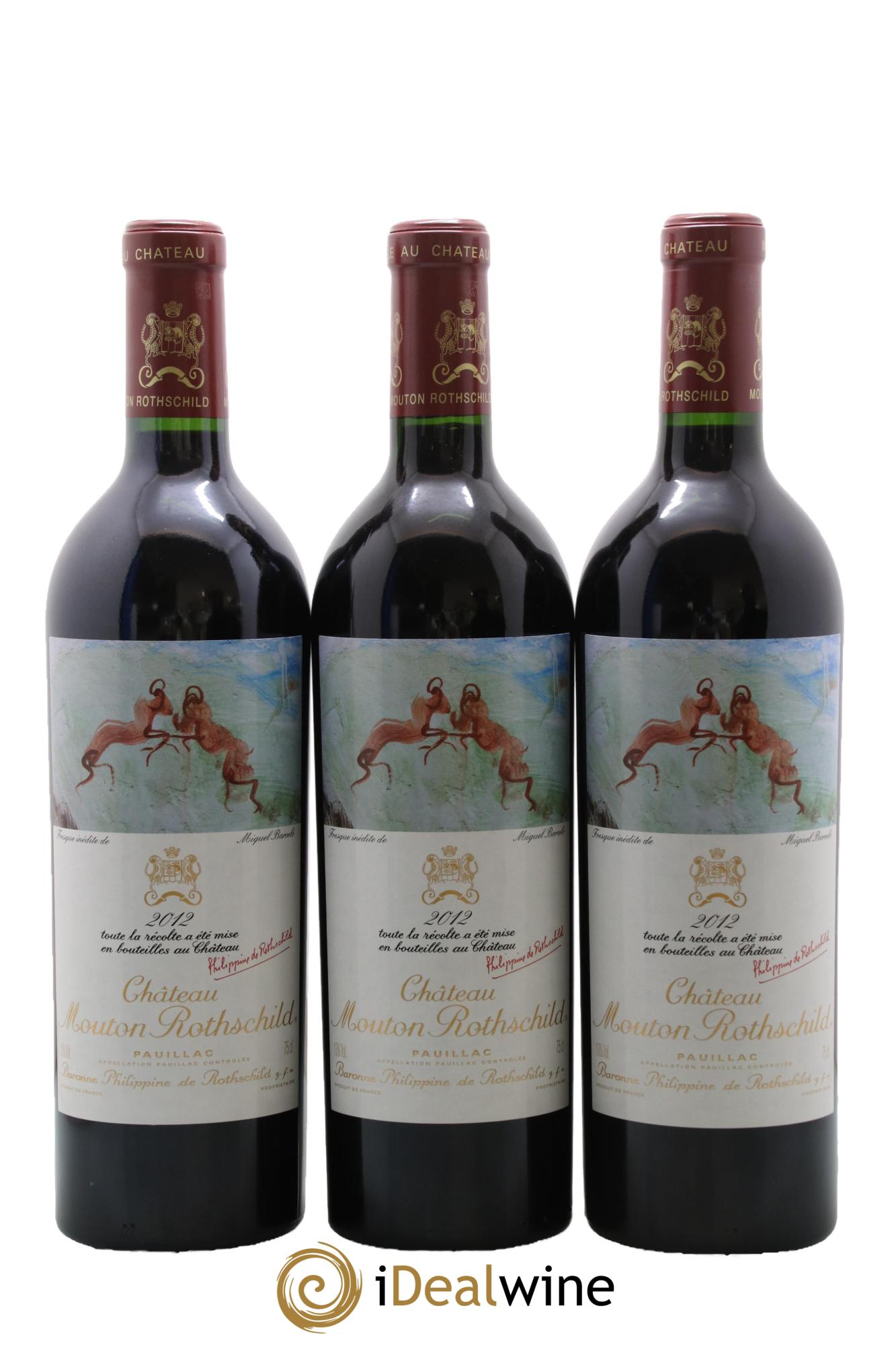 Château Mouton Rothschild 1er Grand Cru Classé 2012 - Lotto di 6 bottiglie - 3