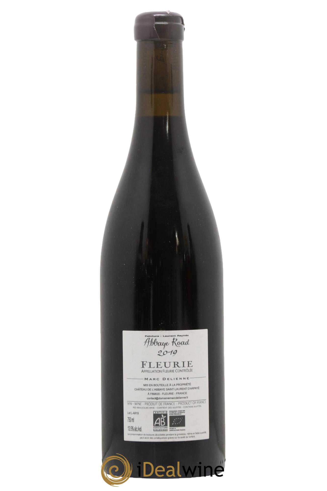 Fleurie Abbaye Road Marc Delienne 2019 - Posten von 1 Flasche - 1