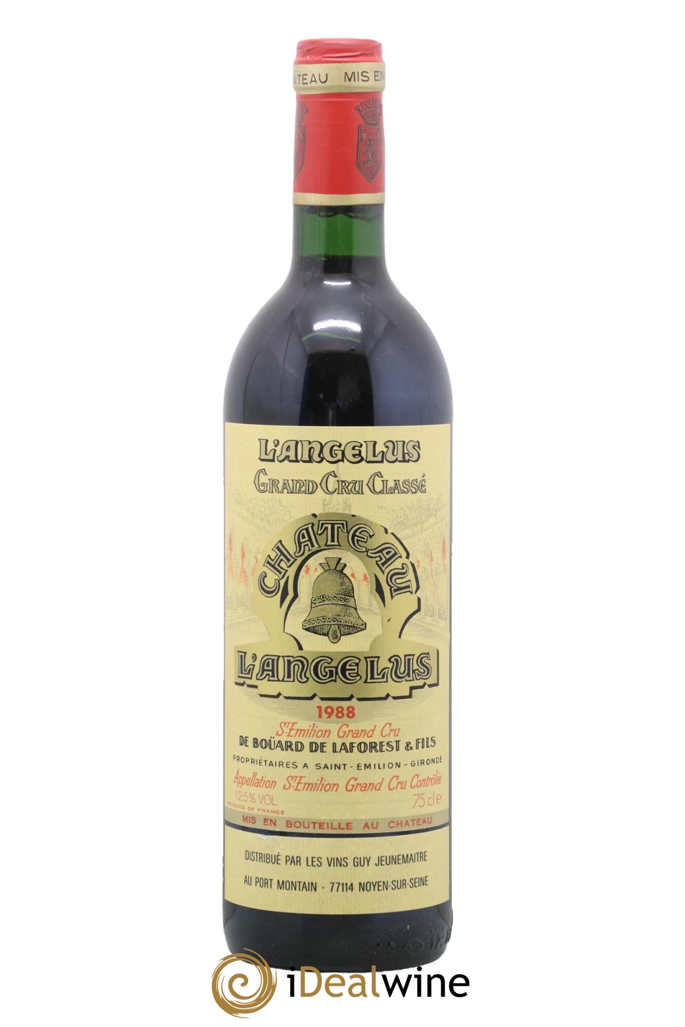 Château Angélus 1er Grand Cru Classé A 1988 - Lot de 1 bouteille - 0