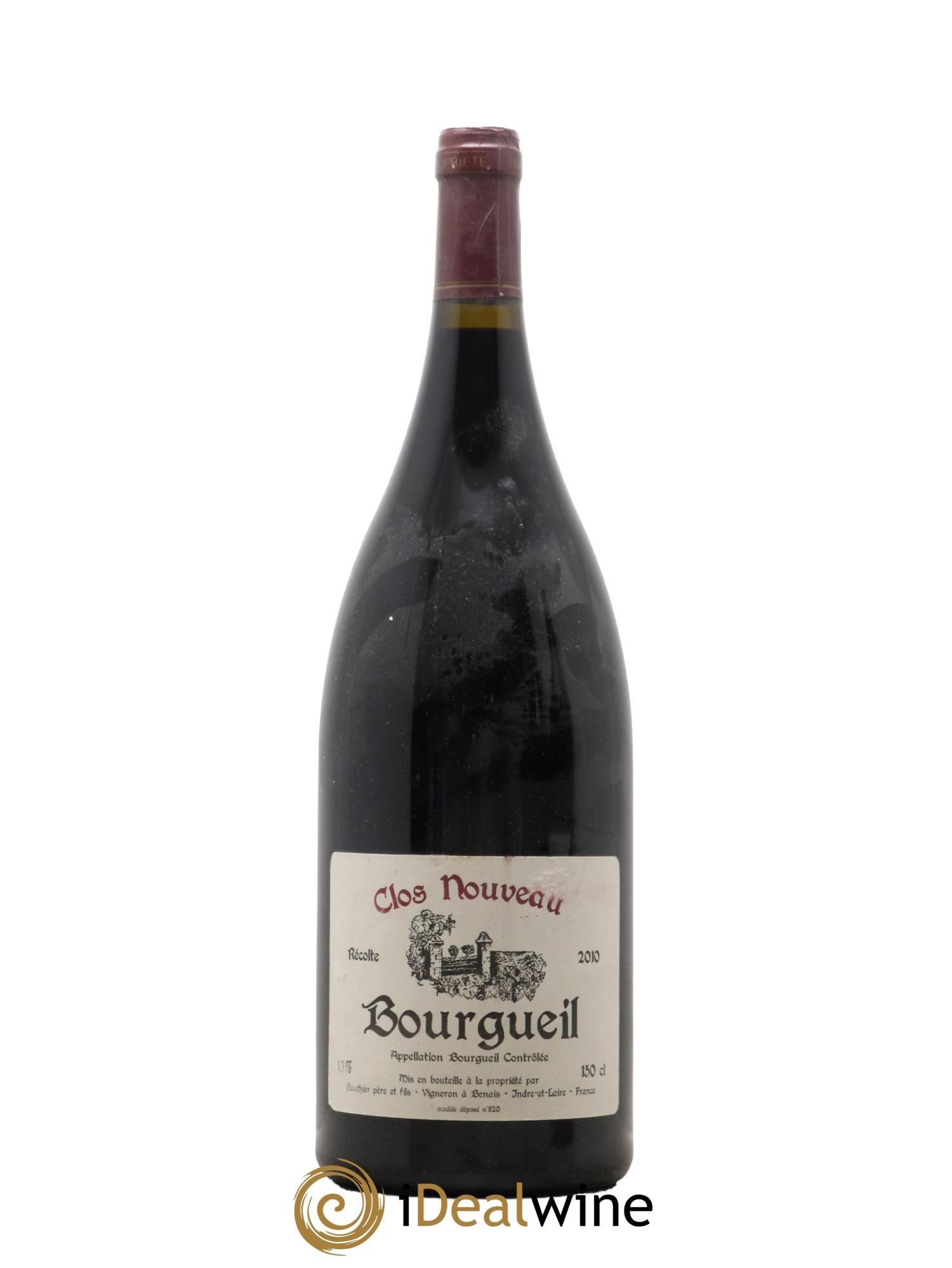 Bourgueil Clos Nouveau Domaine du Bel Air 2010 - Posten von 1 Magnum - 0