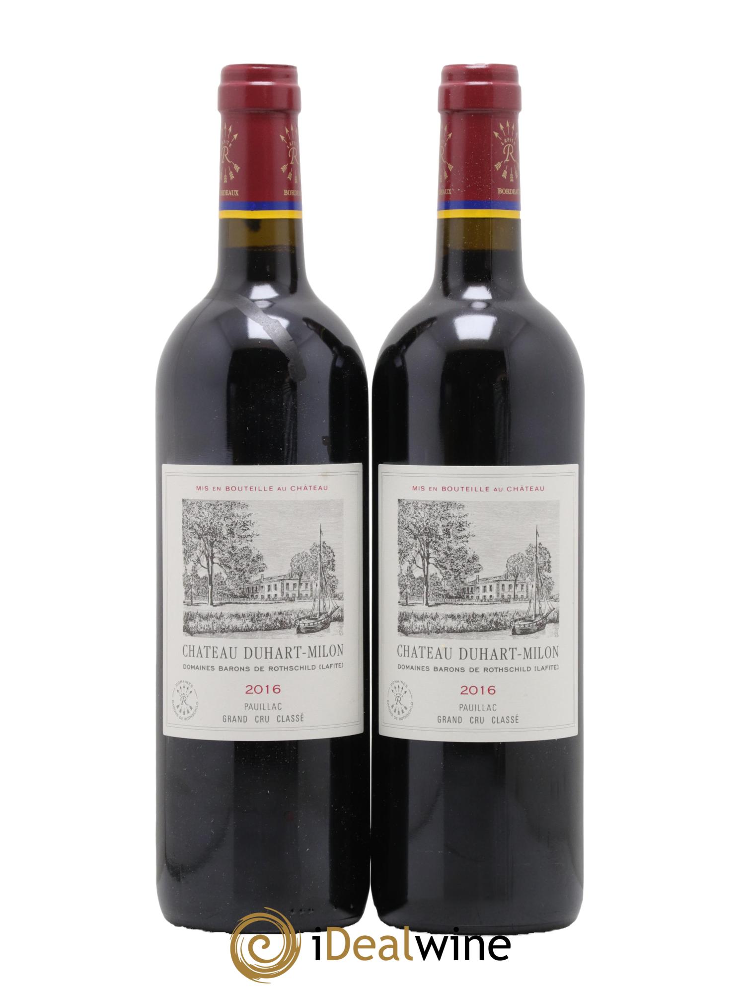 Château Duhart-Milon 4ème Grand Cru Classé 2016 - Lotto di 2 bottiglie - 0