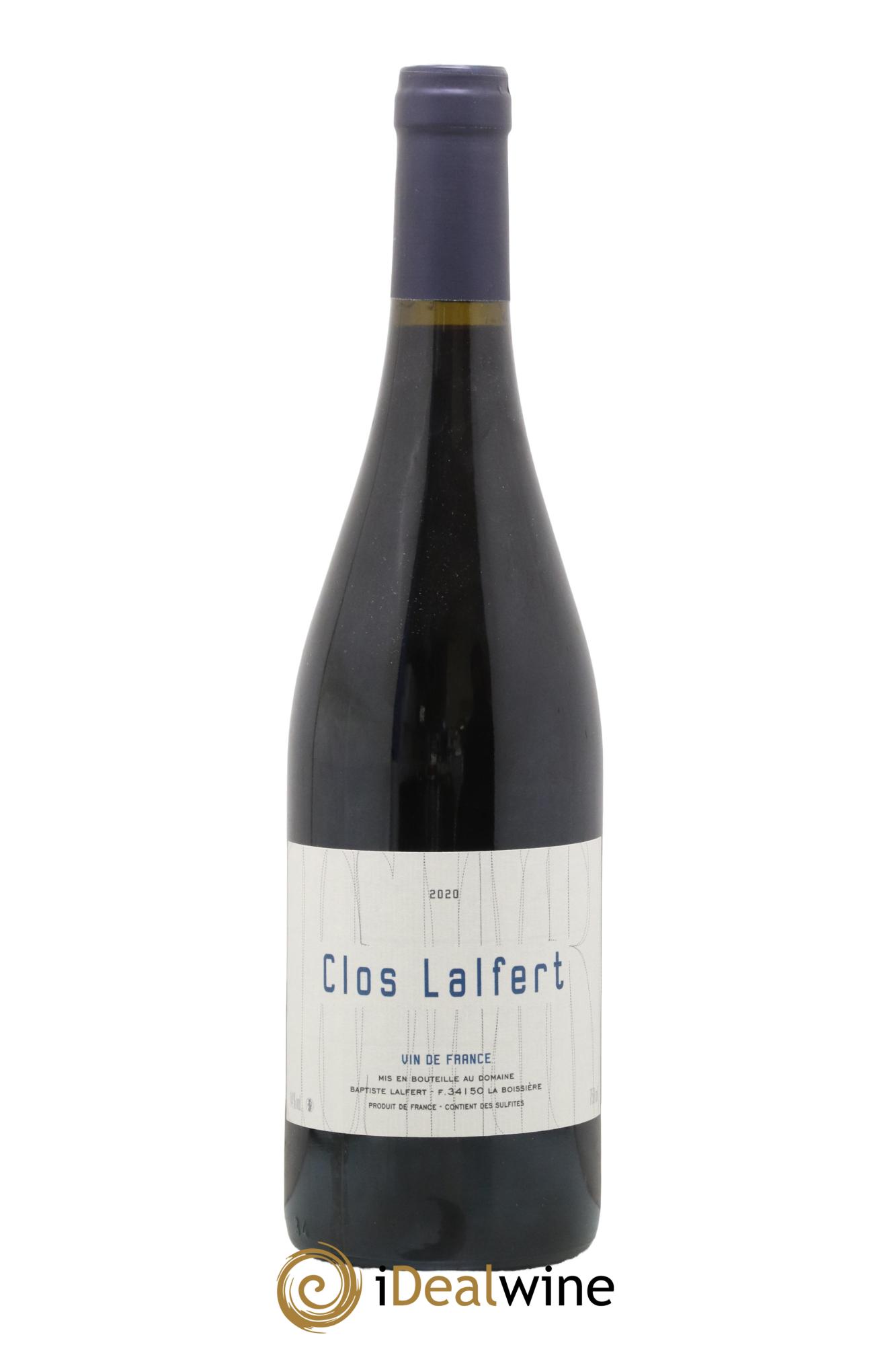 Vin de France Clos Lalfert - Baptiste Lalfert 2020 - Posten von 1 Flasche - 0