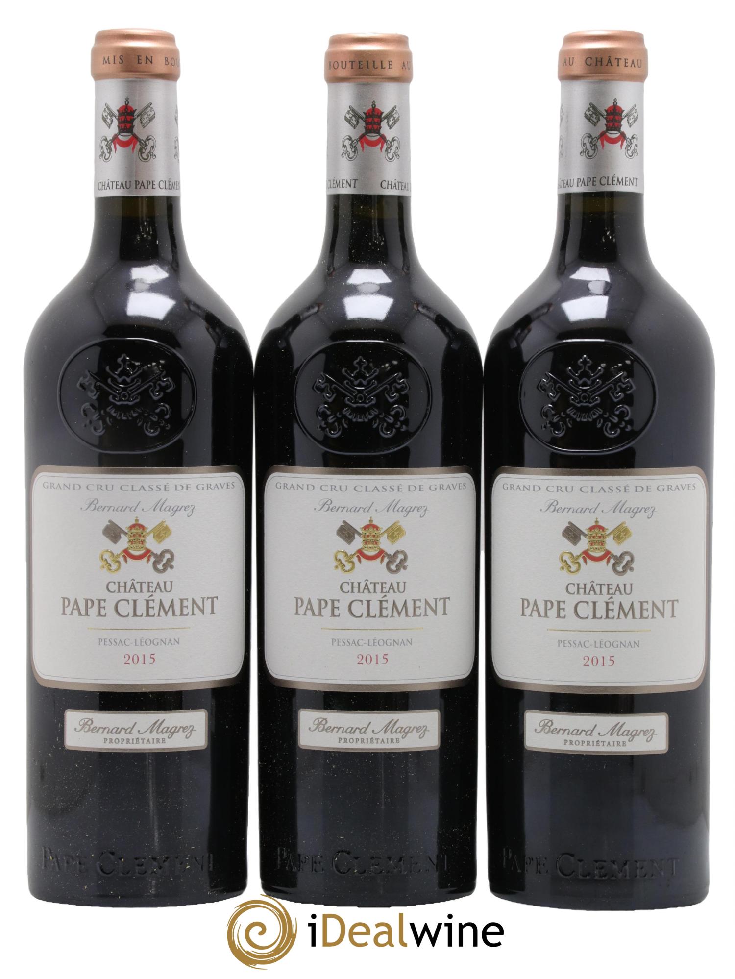 Château Pape Clément Cru Classé de Graves 2015 - Posten von 6 Flaschen - 2