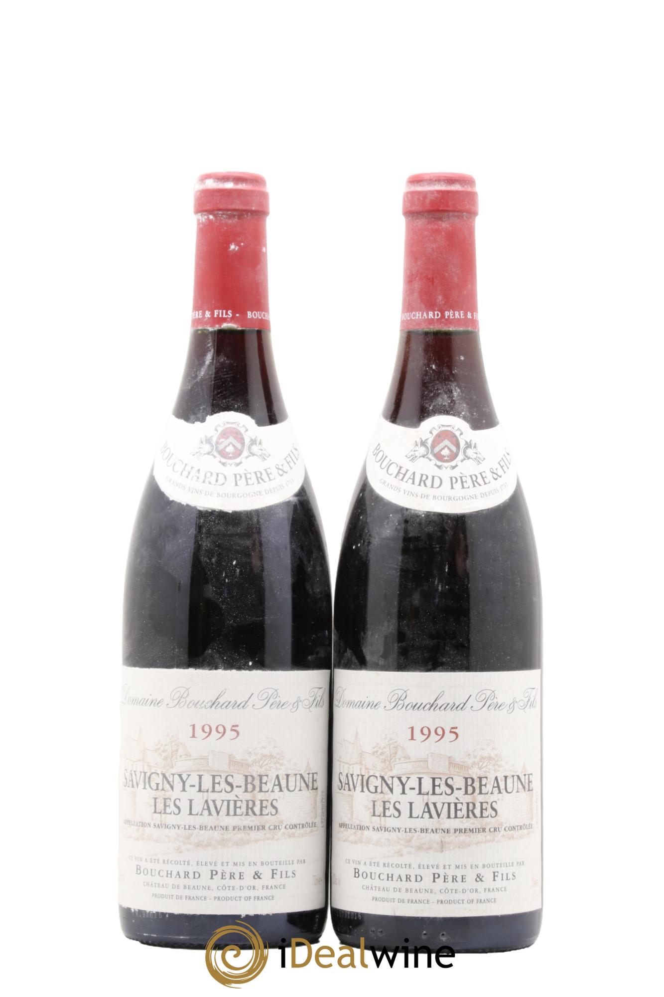 Savigny-lès-Beaune 1er Cru Les Lavières Bouchard Père & Fils 1995 - Posten von 2 Flaschen - 0