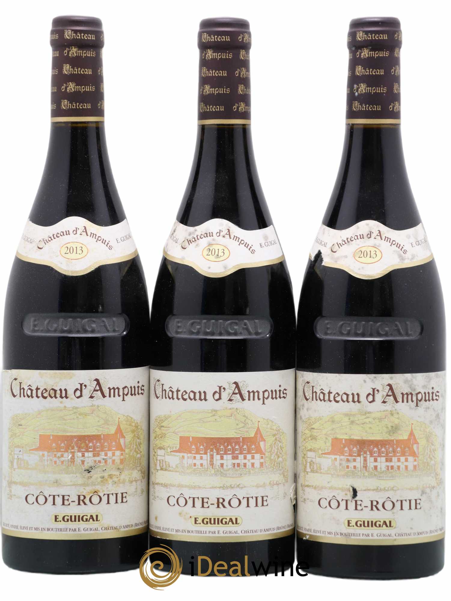 Côte-Rôtie Château d'Ampuis Guigal  2013 - Lot of 3 bottles - 0