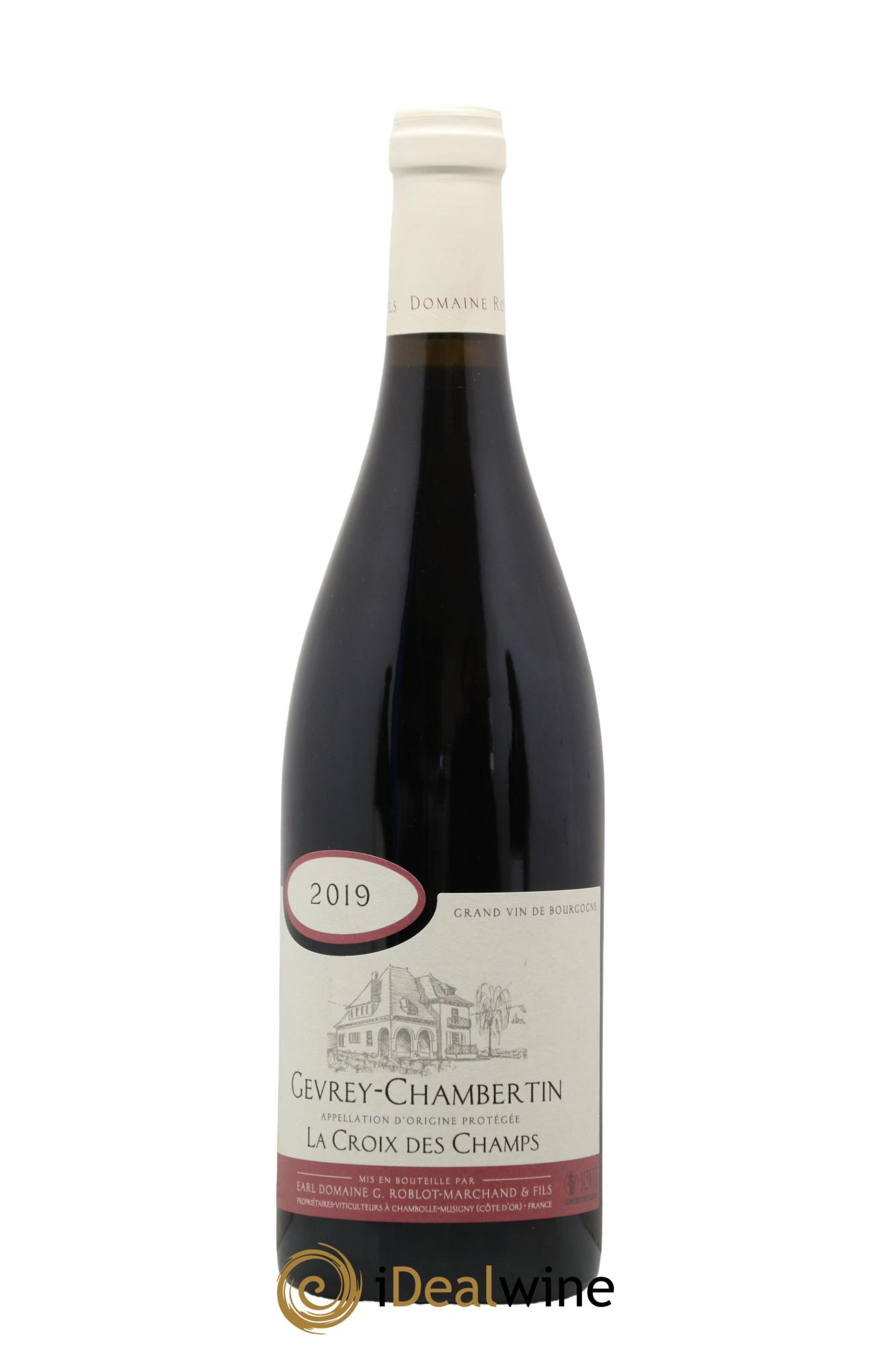 Gevrey-Chambertin Croix des Champs Domaine Roblot-Marchand 2019 - Posten von 1 Flasche - 0