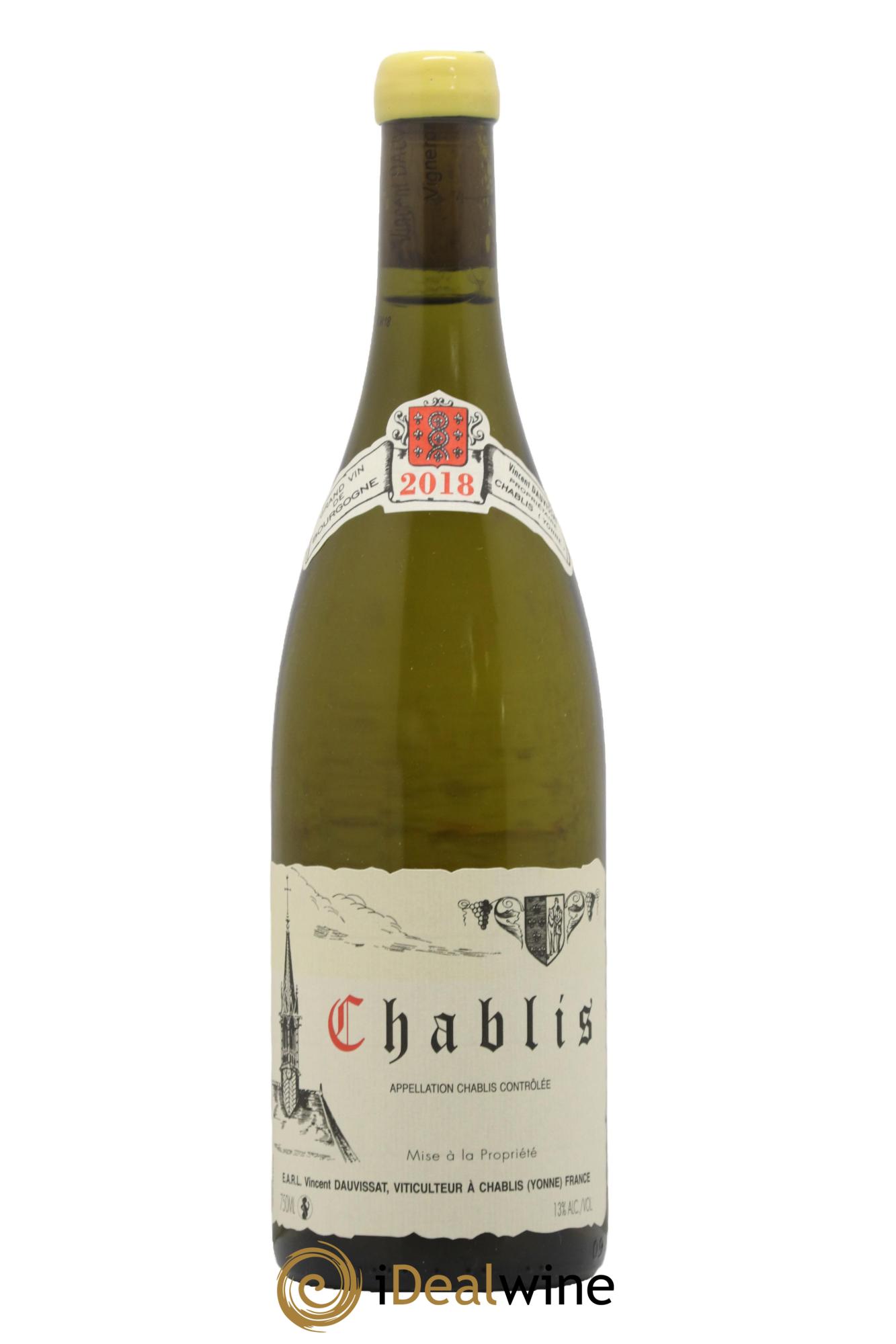 Chablis Vincent Dauvissat (Domaine) 2018 - Posten von 1 Flasche - 0