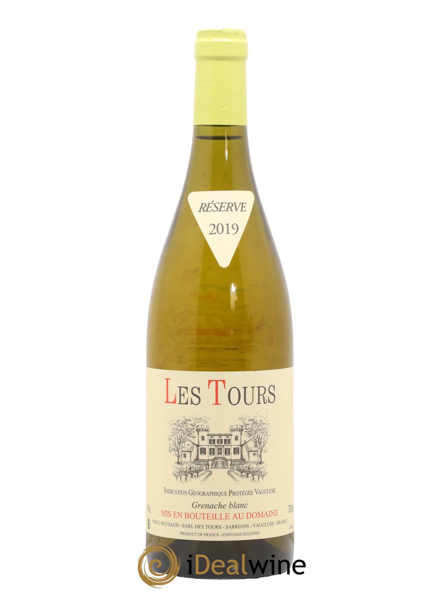 IGP Vaucluse (Vin de Pays de Vaucluse) Les Tours Grenache Blanc Emmanuel Reynaud 2019 - Lotto di 1 bottiglia - 0