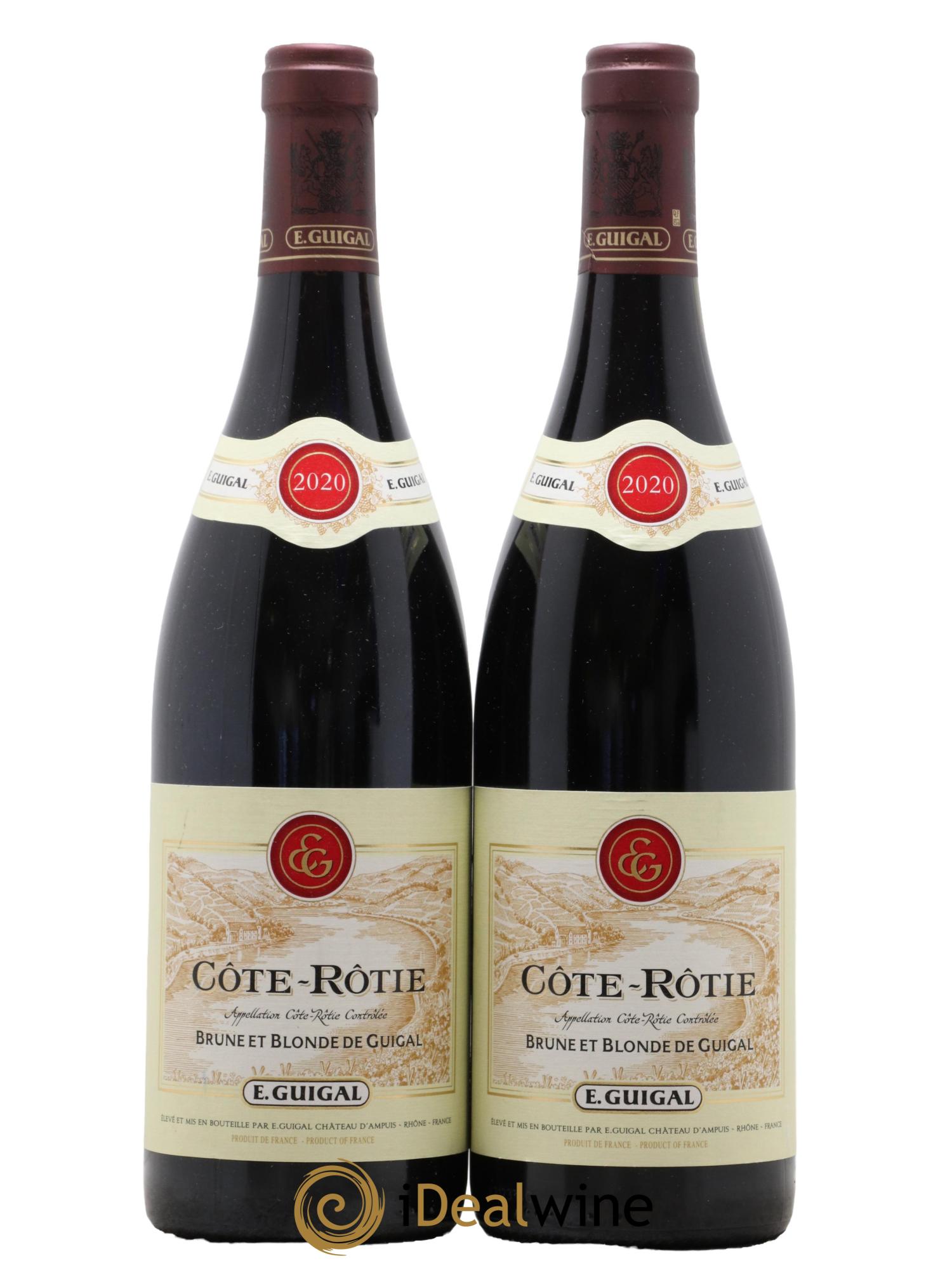 Côte-Rôtie Côtes Brune et Blonde Guigal  2020 - Lotto di 2 bottiglie - 0