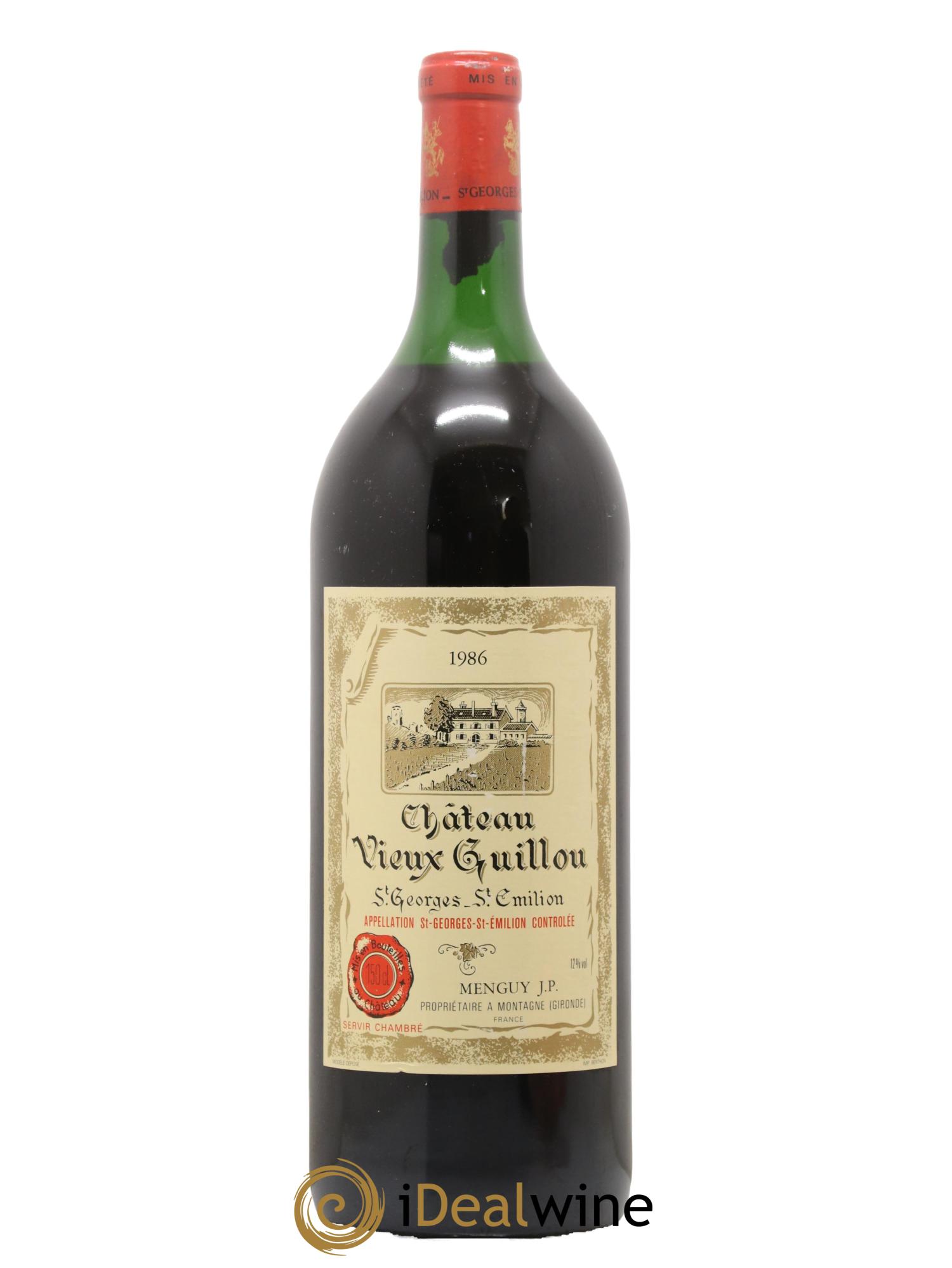 Saint Georges-Saint-Emilion Château Vieux Guillou 1986 - Lot of 1 magnum - 0