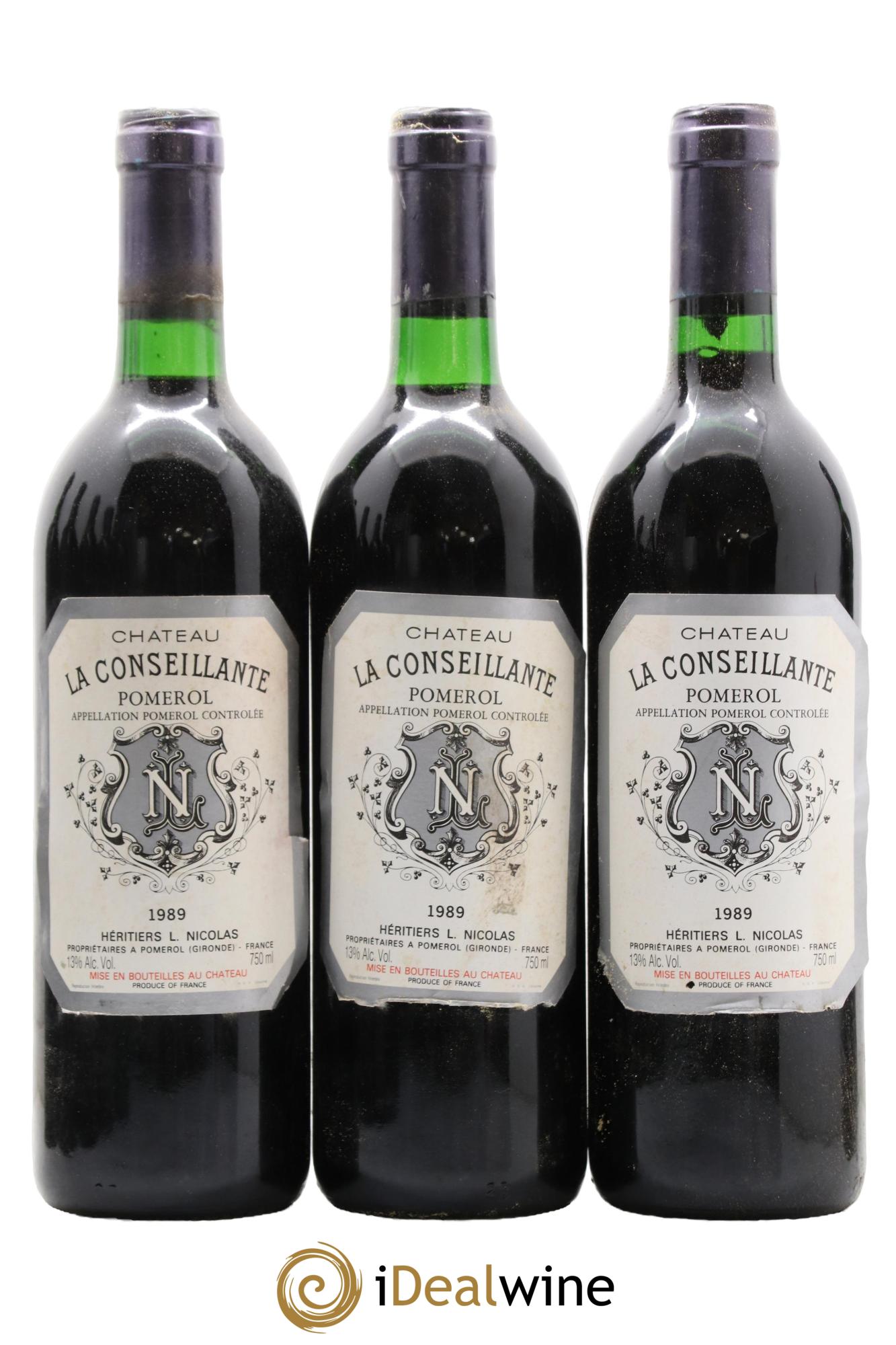 Château la Conseillante 1989 - Posten von 12 Flaschen - 2