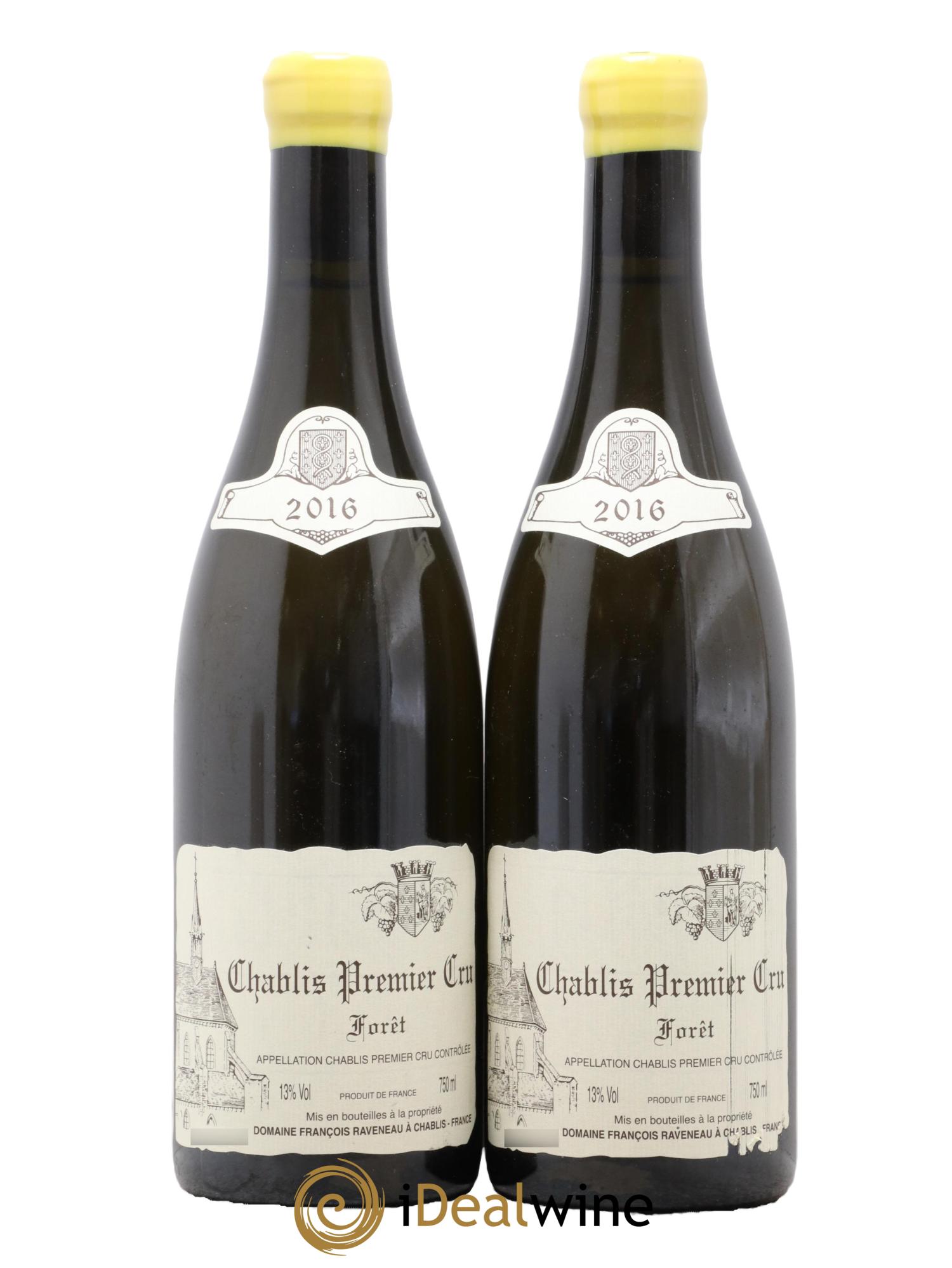 Chablis 1er Cru Forêt Raveneau (Domaine) 2016 - Lot de 2 bouteilles - 0