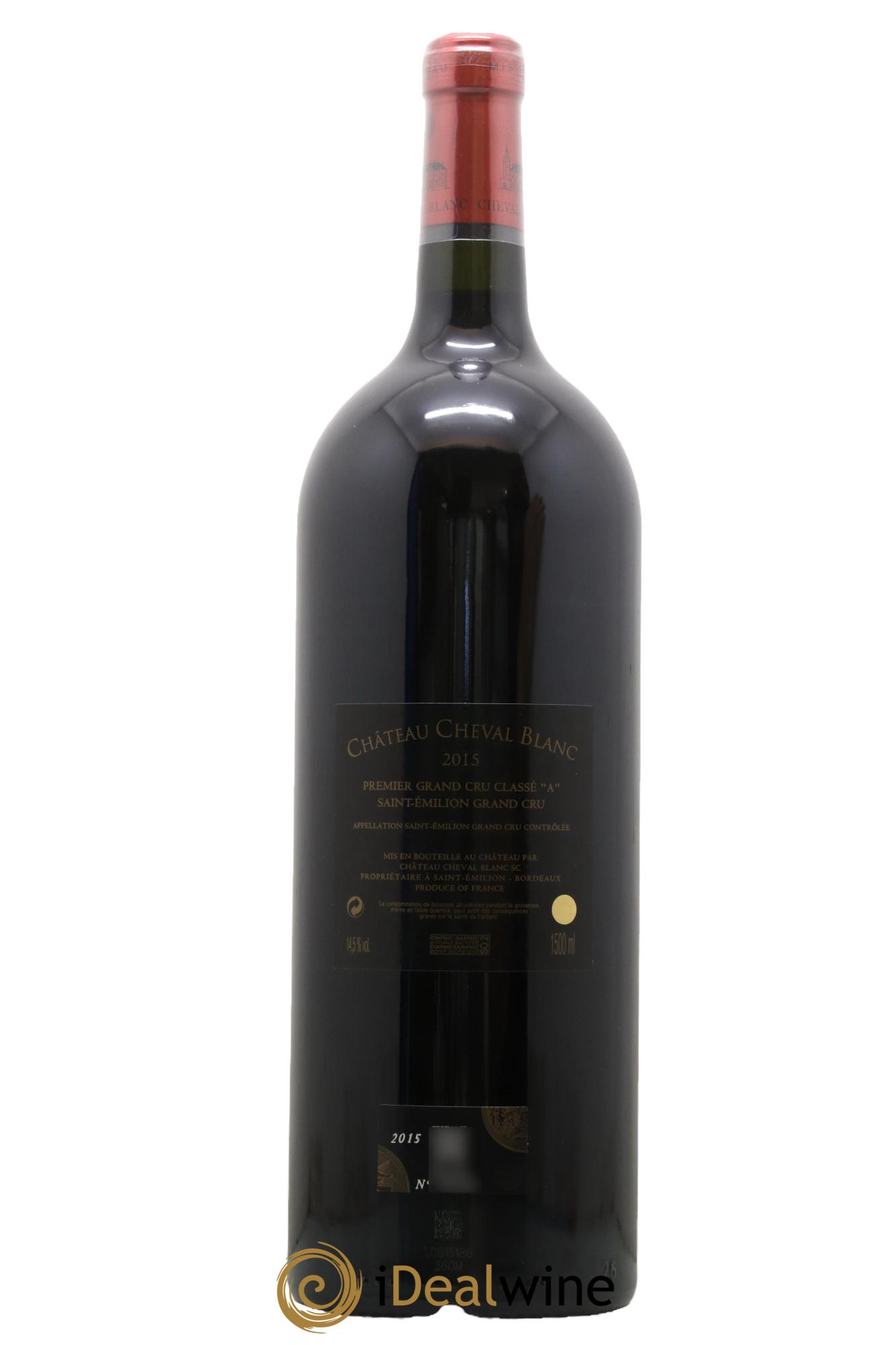 Château Cheval Blanc 1er Grand Cru Classé A 2015 - Lot de 1 magnum - 1