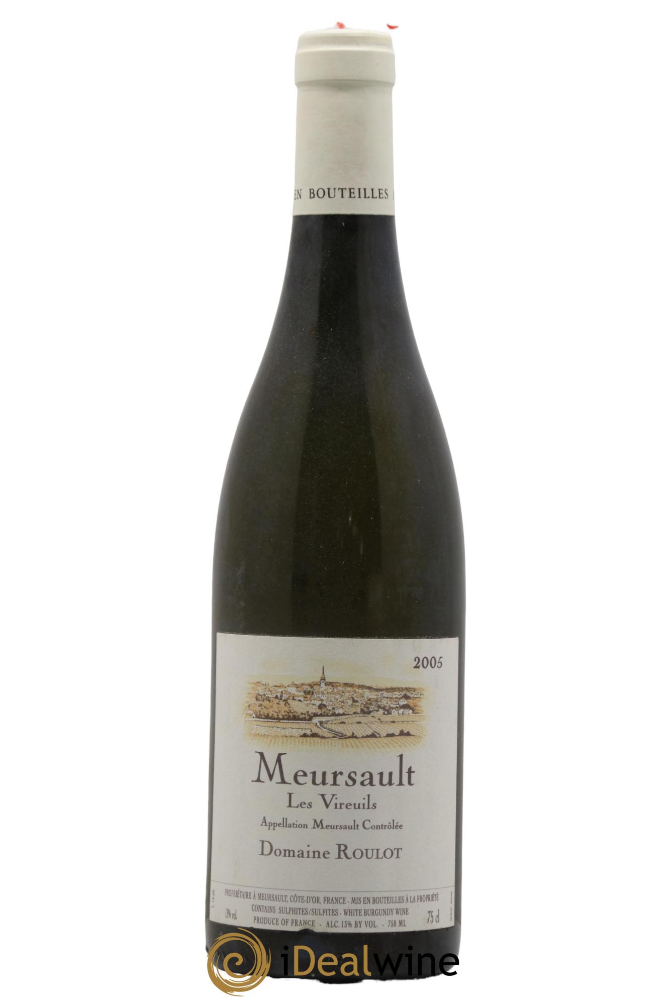 Meursault Les Vireuils Roulot (Domaine) 2005 - Lot de 1 bouteille - 0