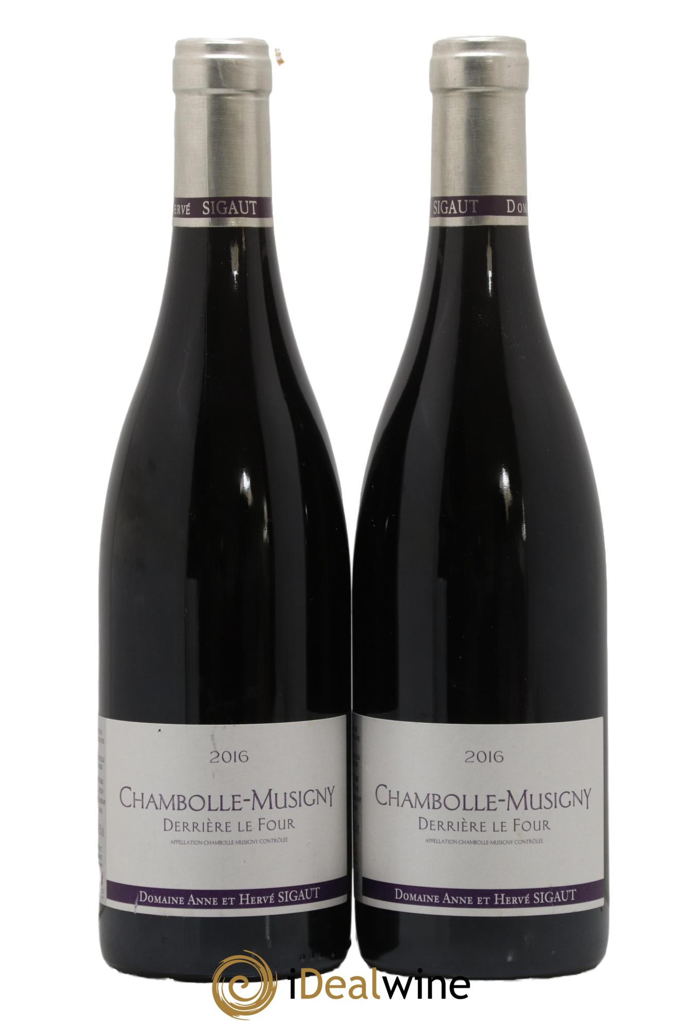 Chambolle-Musigny Derrière le Four Anne et Hervé Sigaut (Domaine)  2016 - Lot of 2 bottles - 0