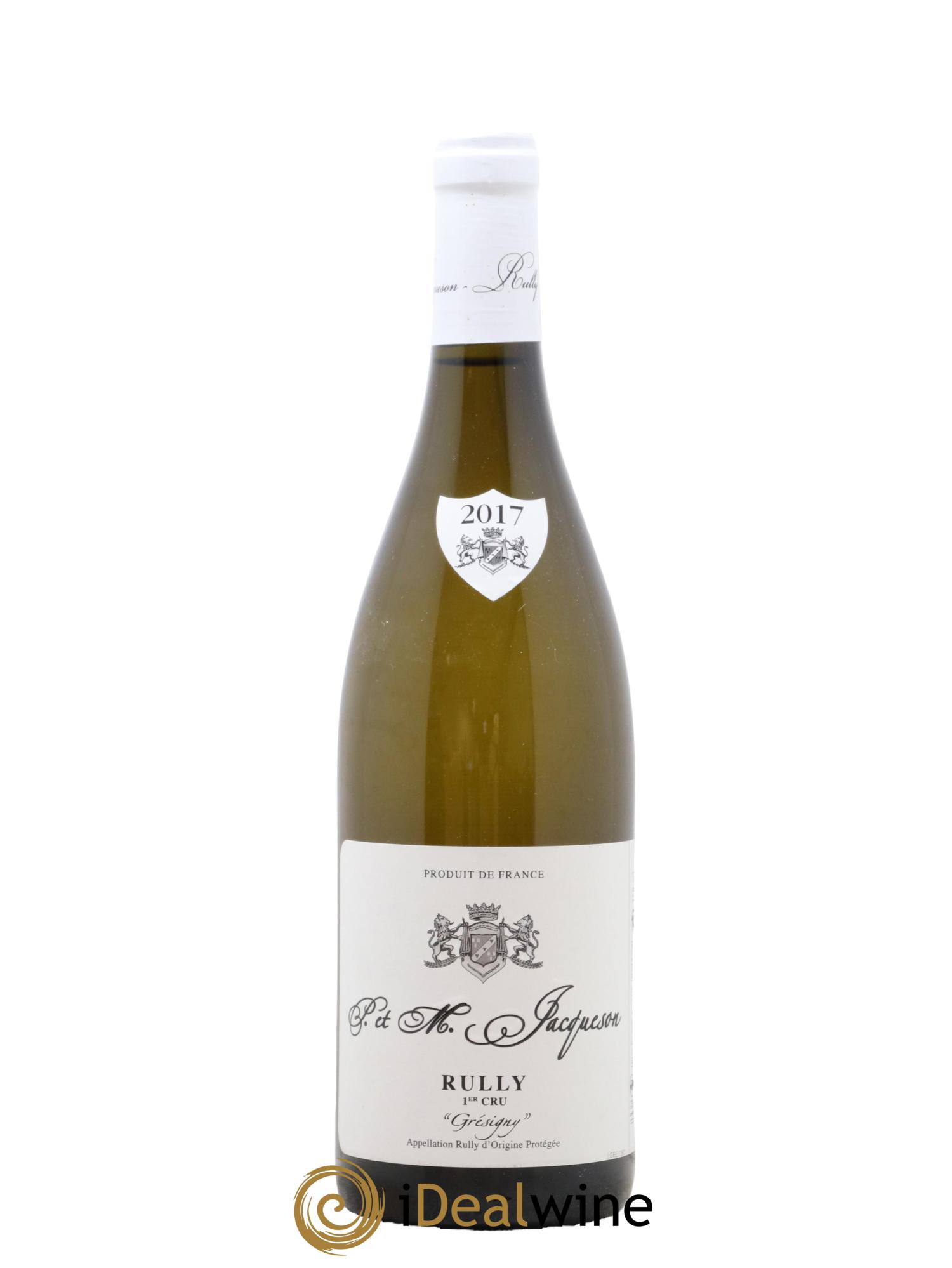 Rully 1er Cru Grésigny Paul & Marie Jacqueson 2017 - Lotto di 1 bottiglia - 0