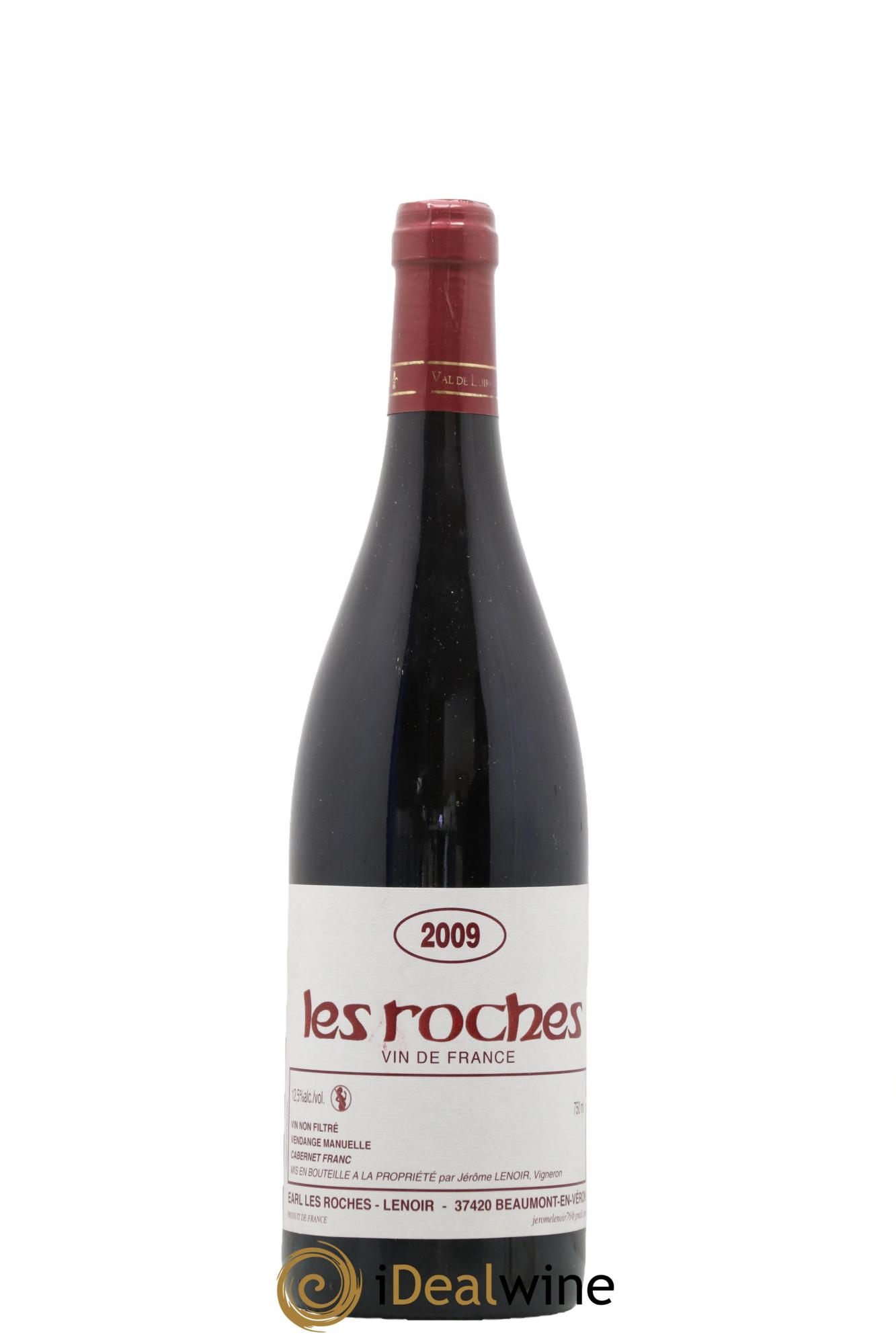 Vin de France Les Roches Lenoir (Domaine) 2009 - Lot de 1 bouteille - 0