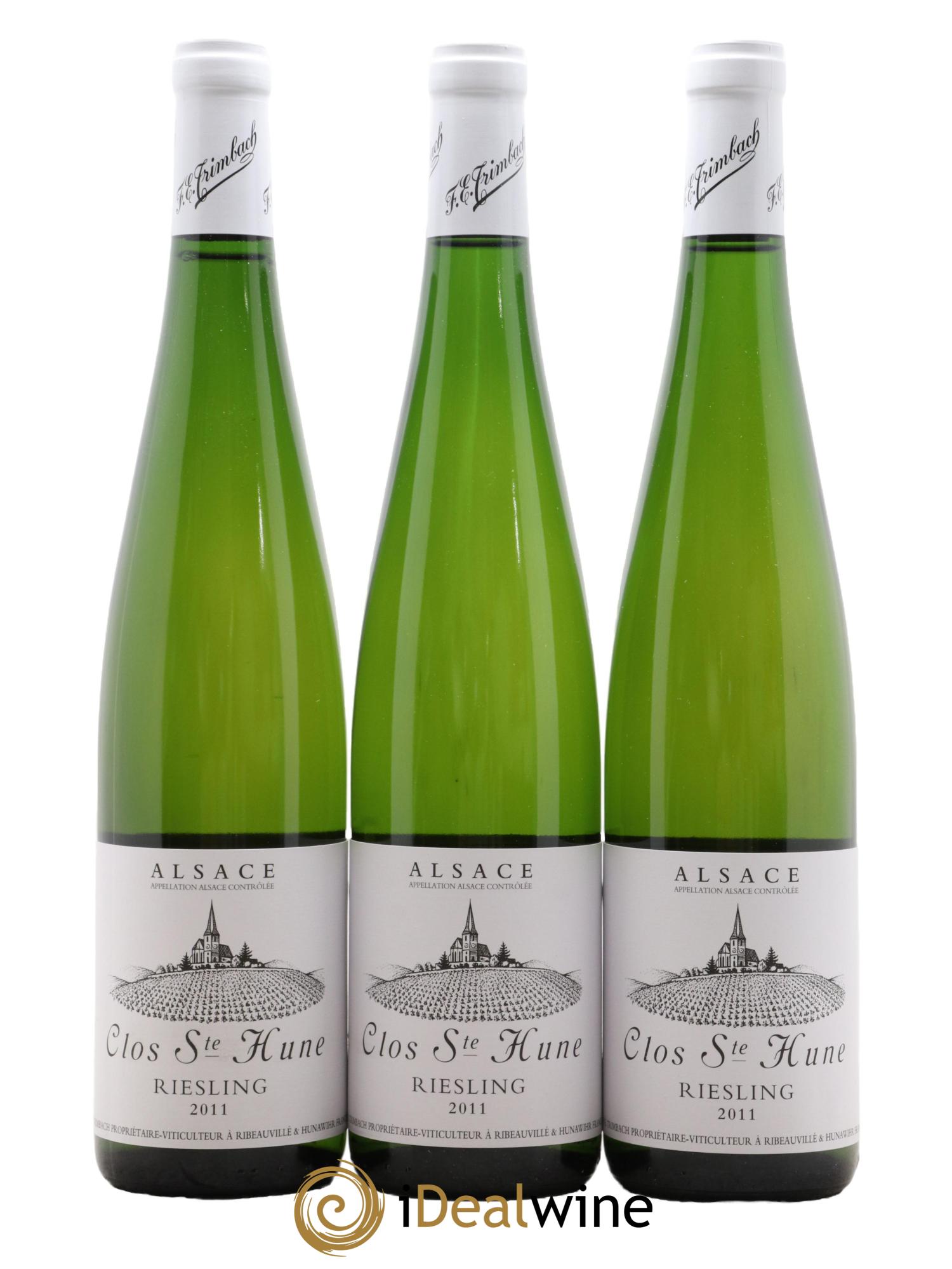 Alsace Riesling Clos Sainte-Hune Trimbach (Domaine)  2011 - Lot de 3 bouteilles - 0