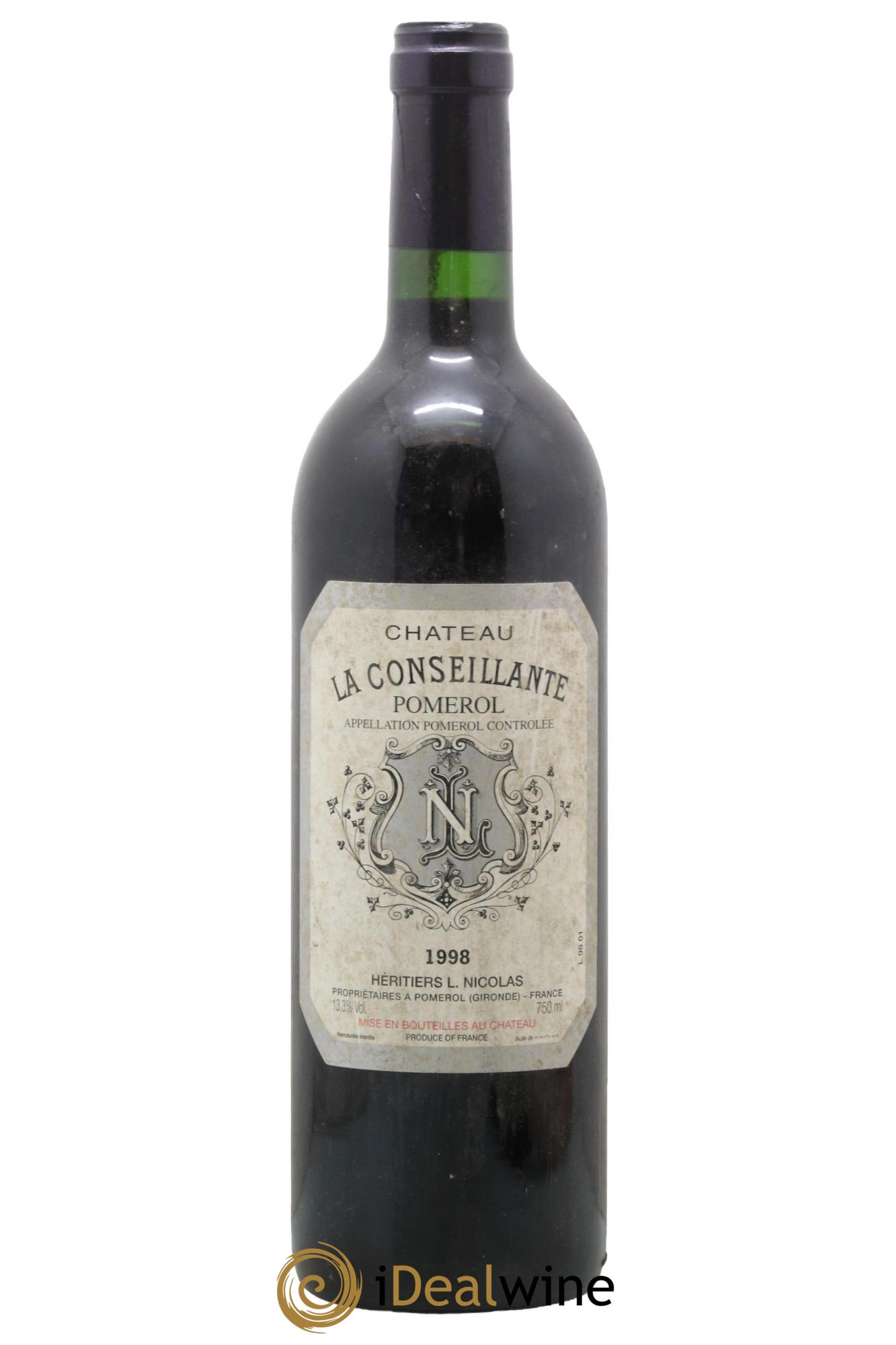 Château la Conseillante 1998 - Lotto di 1 bottiglia - 0