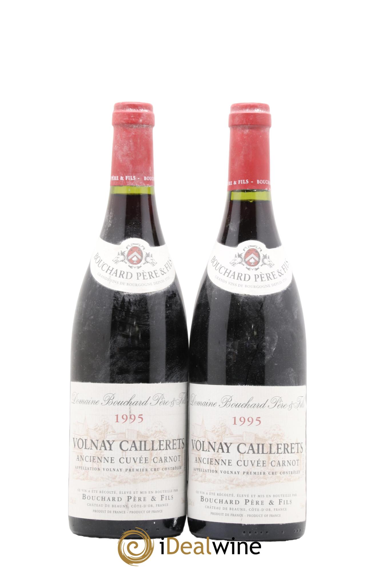 Volnay 1er Cru Caillerets - Ancienne Cuvée Carnot Bouchard Père & Fils 1995 - Posten von 2 Flaschen - 0