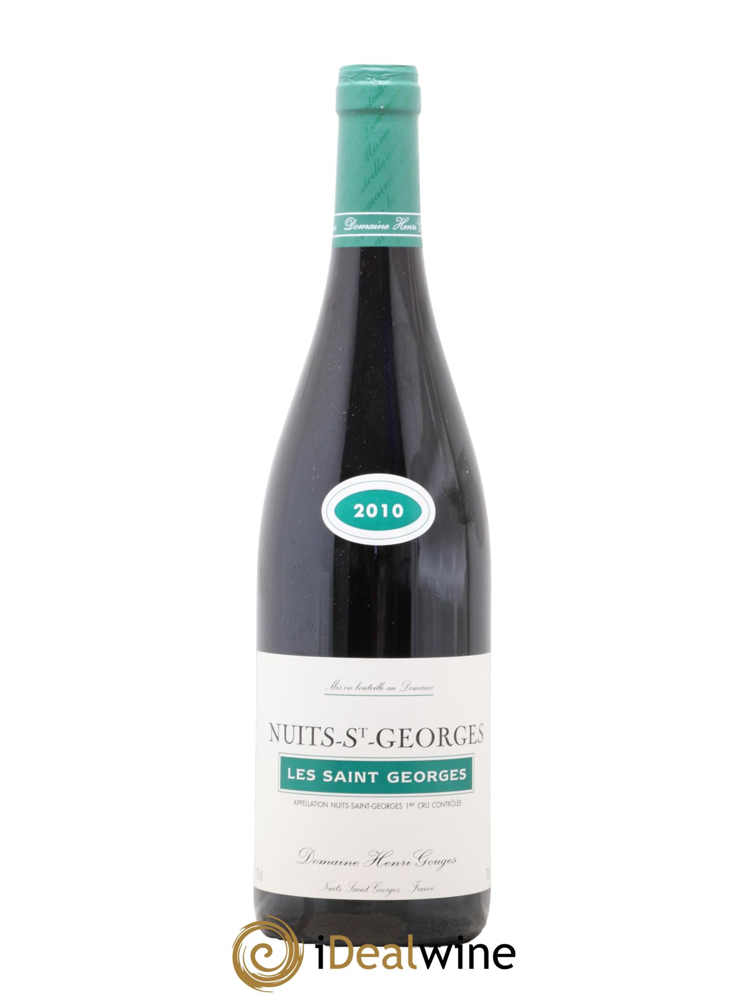 Nuits Saint-Georges 1er Cru Les Saints Georges Henri Gouges 2010 - Lot of 1 bottle - 0