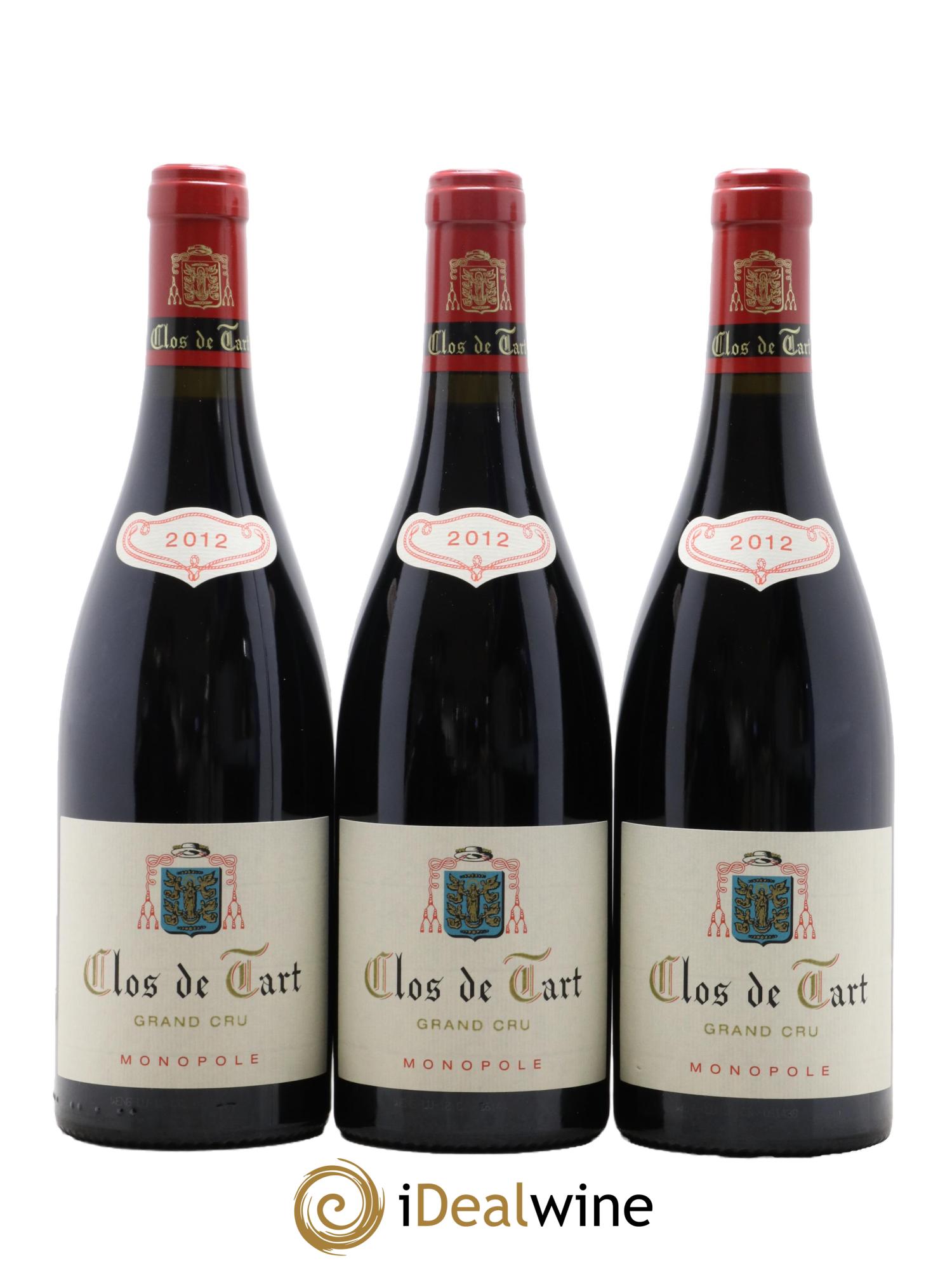 Clos de Tart Grand Cru Mommessin  2012 - Posten von 6 Flaschen - 3