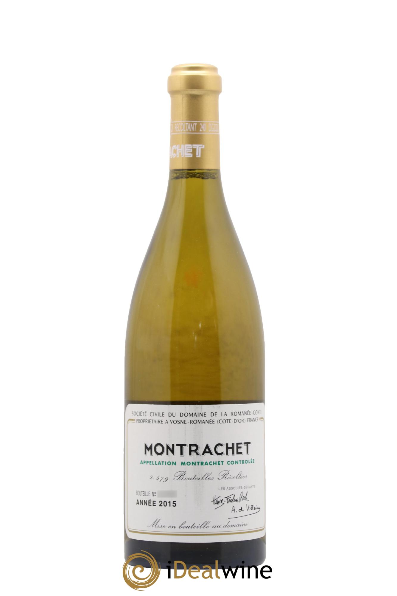 Montrachet Grand Cru Domaine de la Romanée-Conti 2015 - Lotto di 1 bottiglia - 0