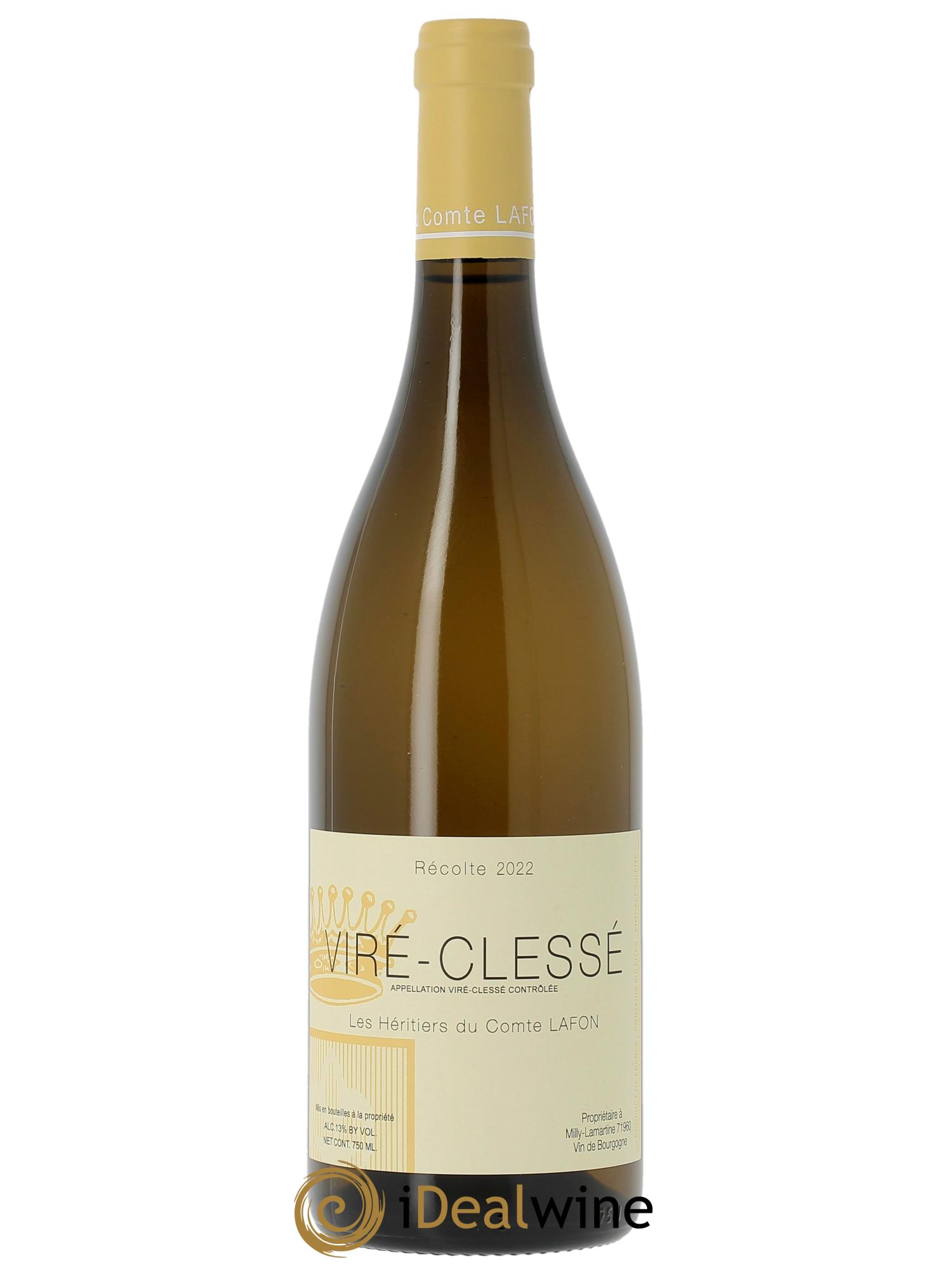 Viré-Clessé Héritiers du Comte Lafon (Domaine des)   2022 - Lot de 1 bouteille - 0