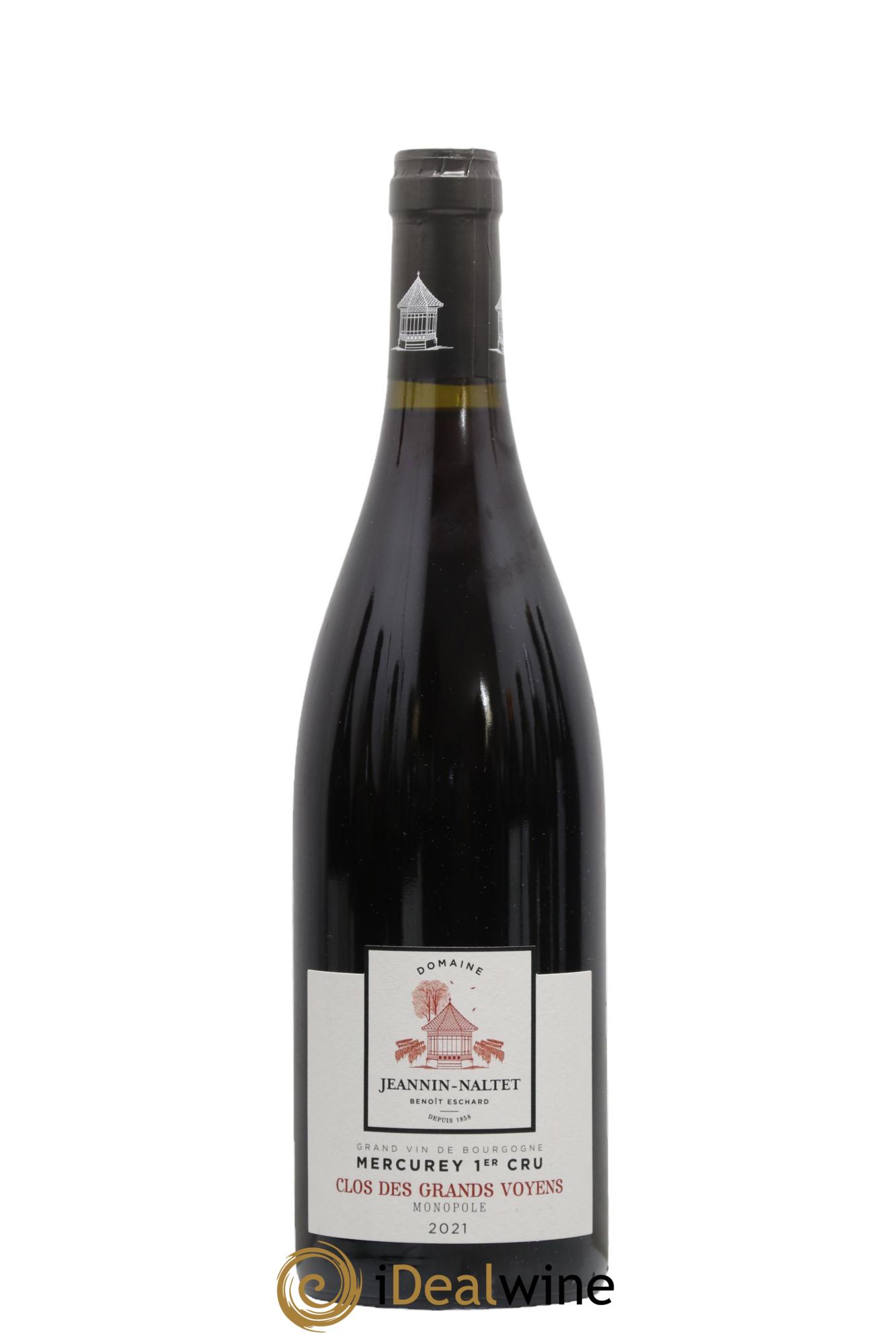 Mercurey 1er Cru Clos des Grands Voyens Domaine Jeannin Naltet 2021 - Lotto di 1 bottiglia - 0