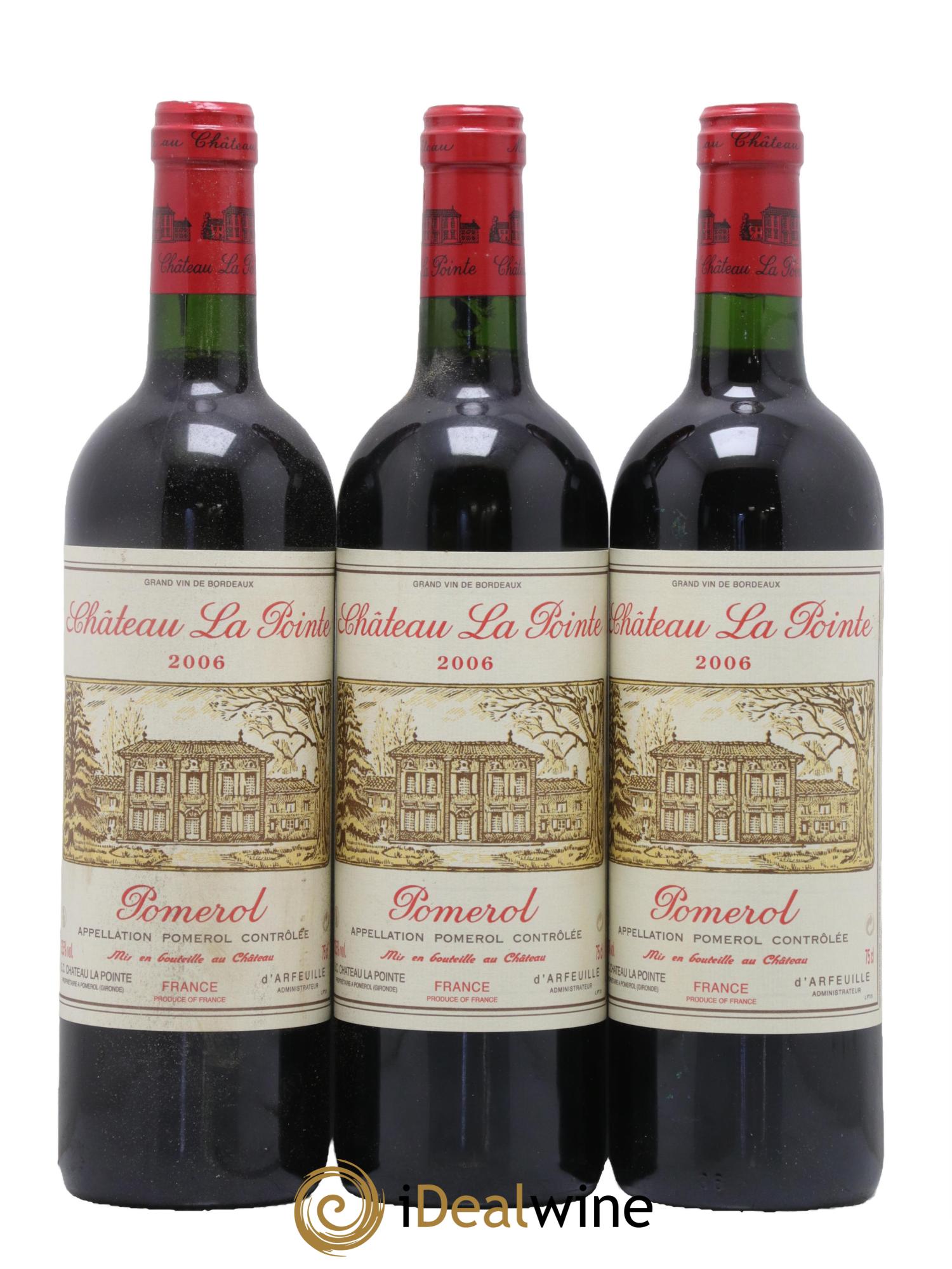 Château la Pointe 2006 - Lot of 3 bottles - 0