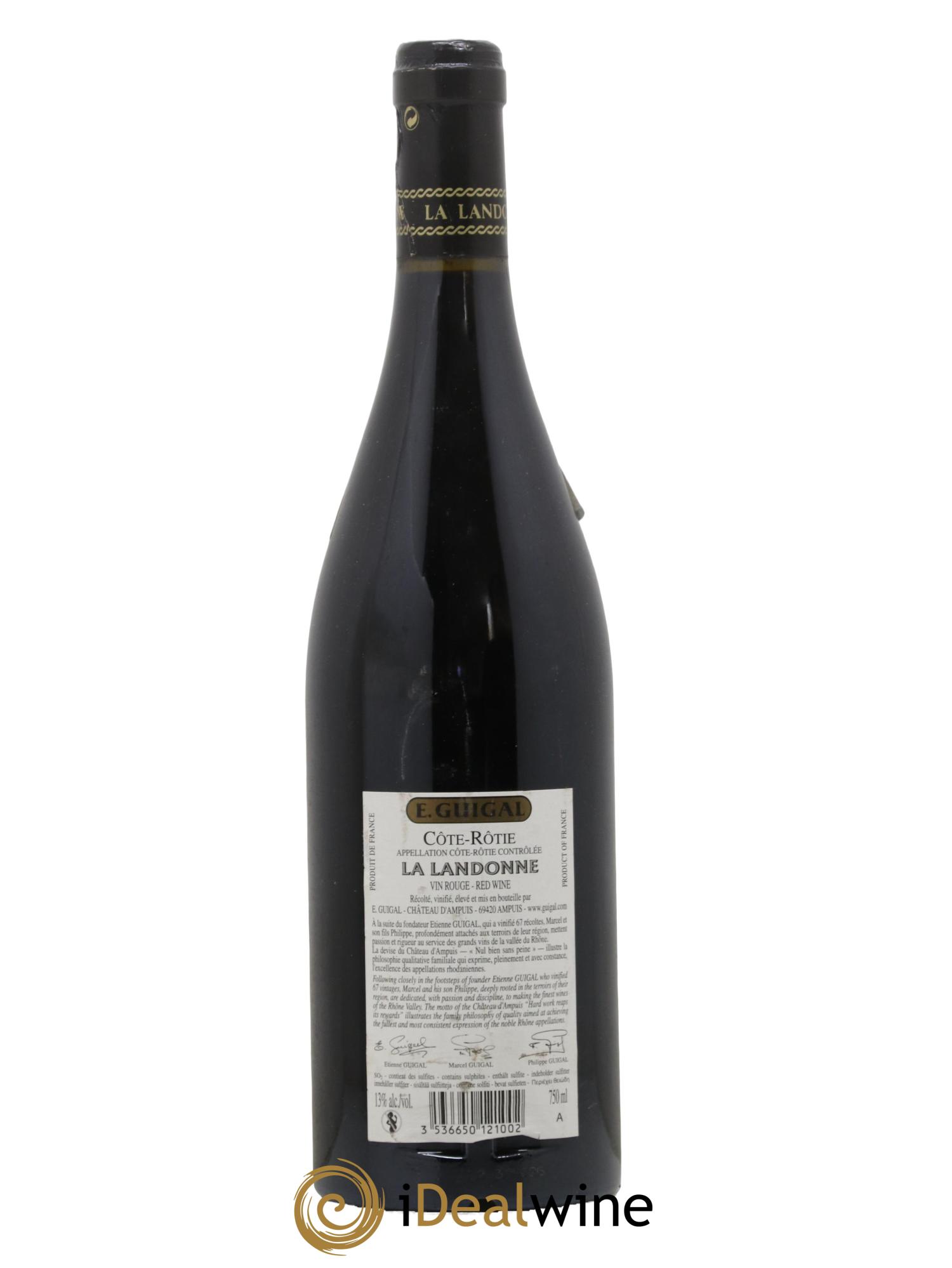 Côte-Rôtie La Landonne Guigal 2007 - Lot de 1 bouteille - 1