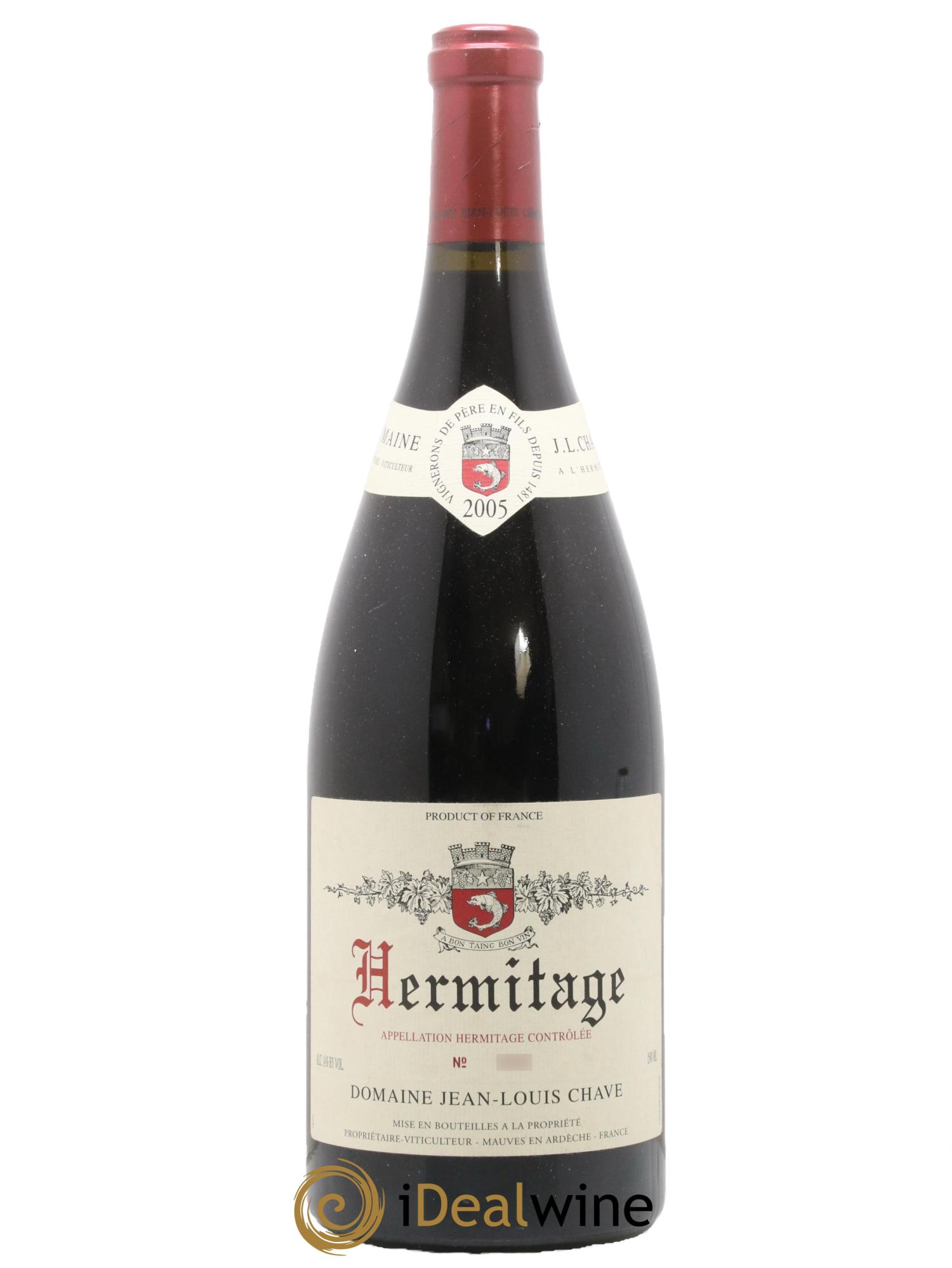 Hermitage Jean-Louis Chave 2005 - Lot de 1 magnum - 0