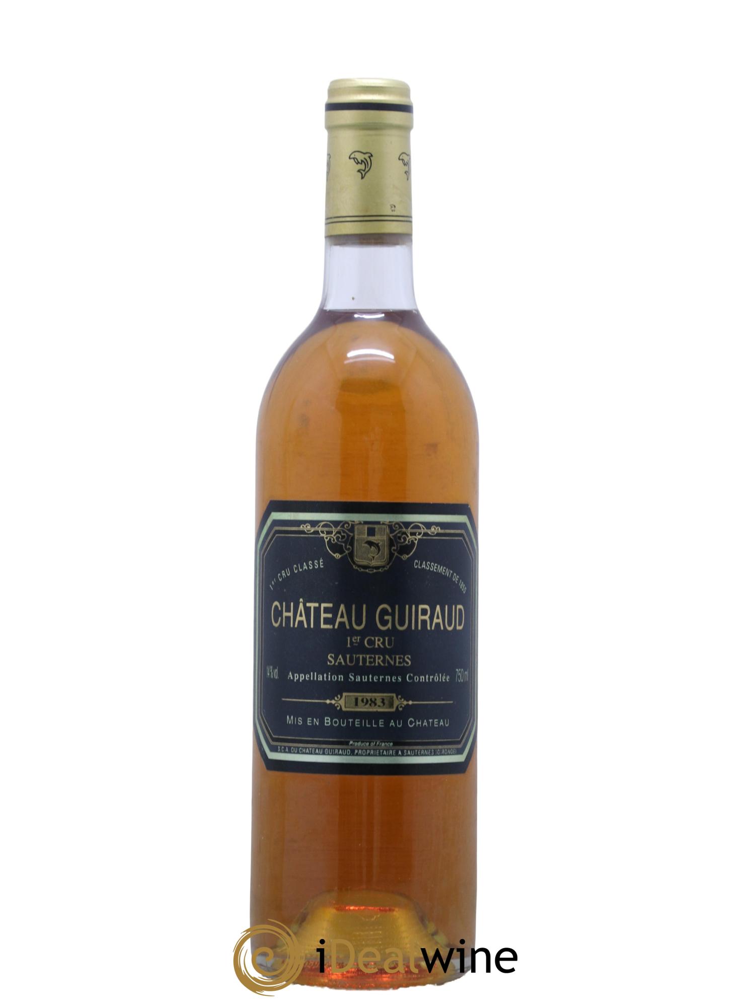 Château Guiraud 1er Grand Cru Classé  1983 - Posten von 1 Flasche - 0