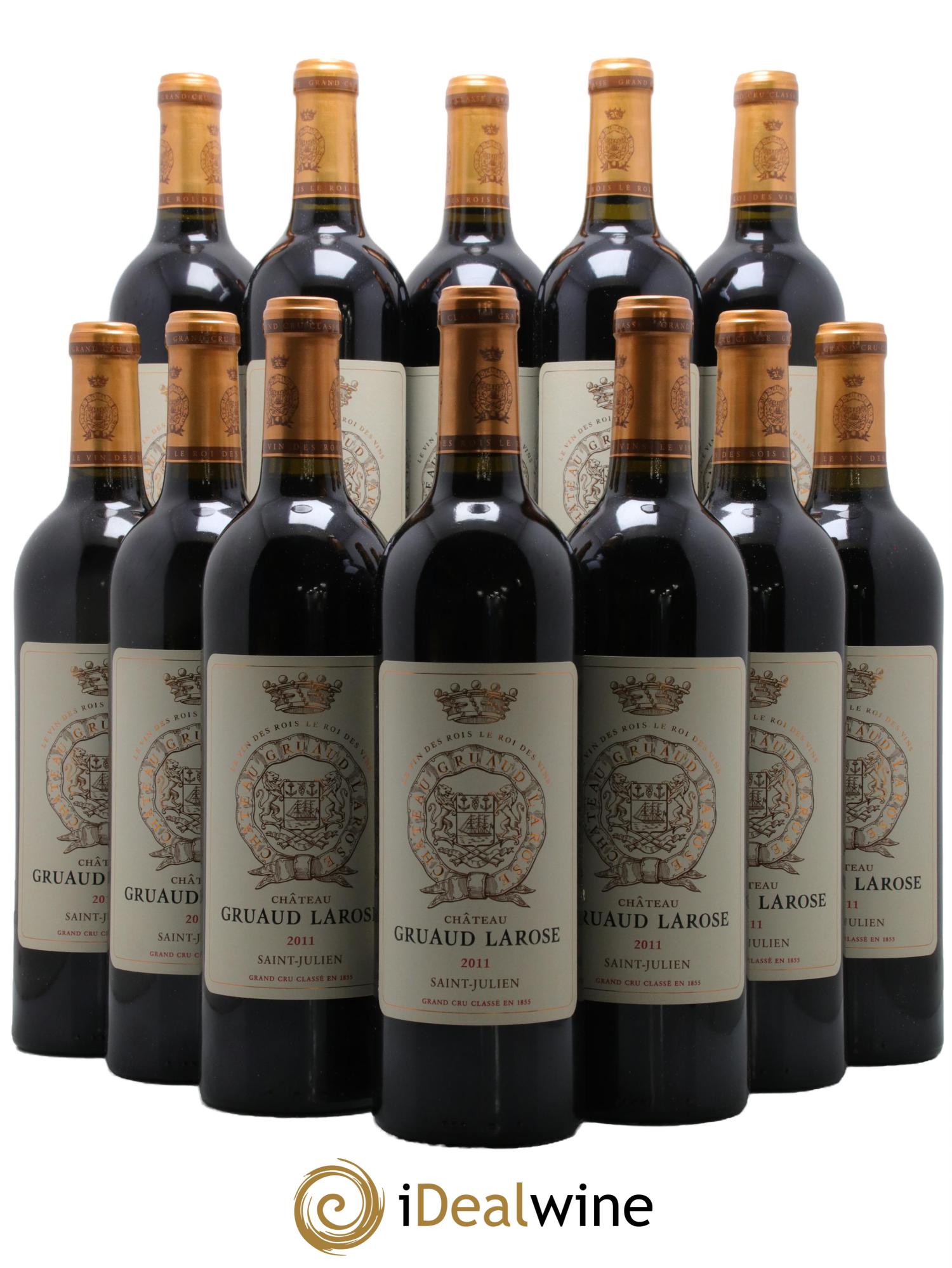 Château Gruaud Larose 2ème Grand Cru Classé 2011 - Lotto di 12 bottiglie - 0