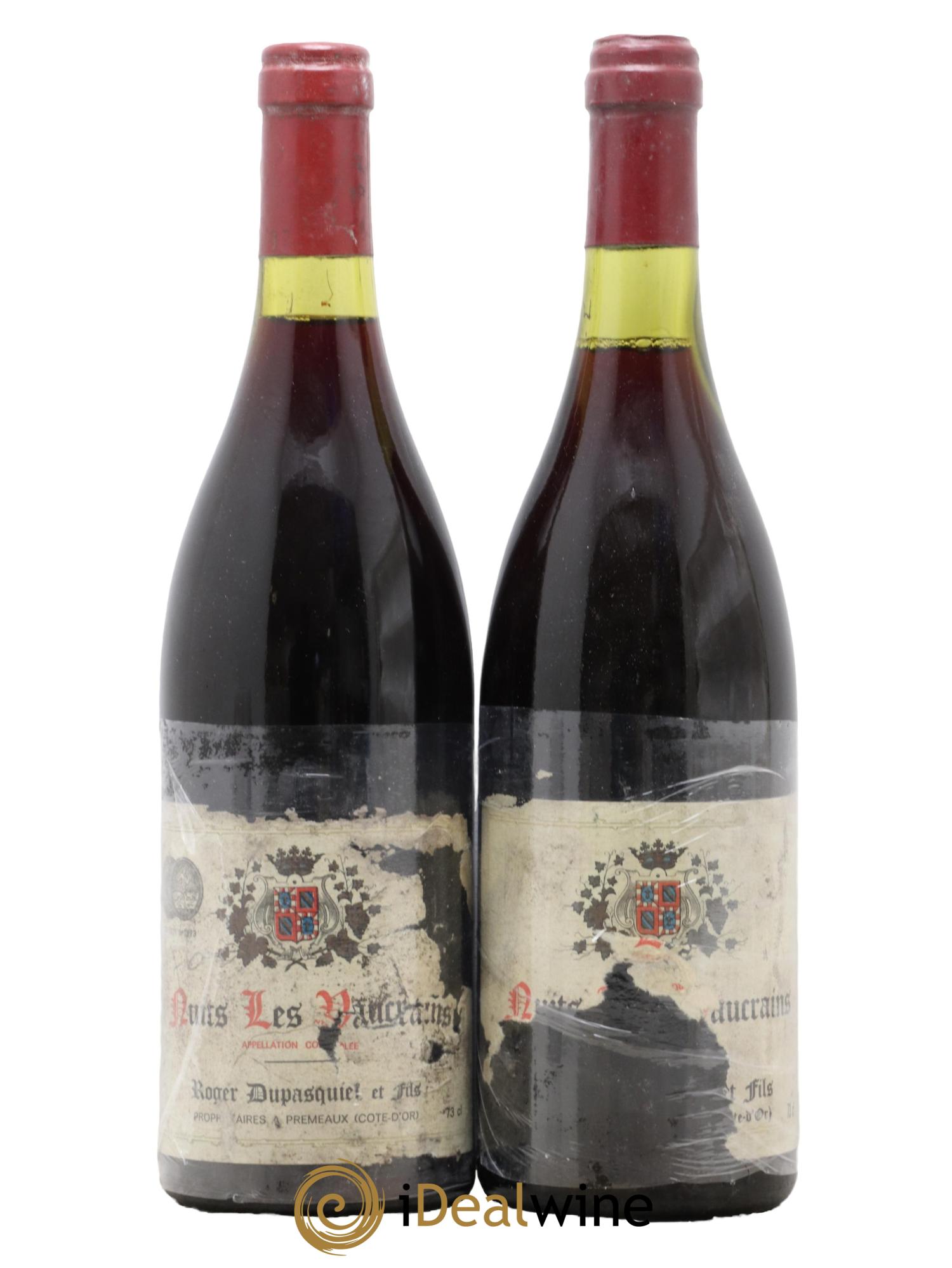 Nuits Saint-Georges 1er Cru Les Vaucrains Domaine Dupasquier - Lot de 2 bouteilles - 0