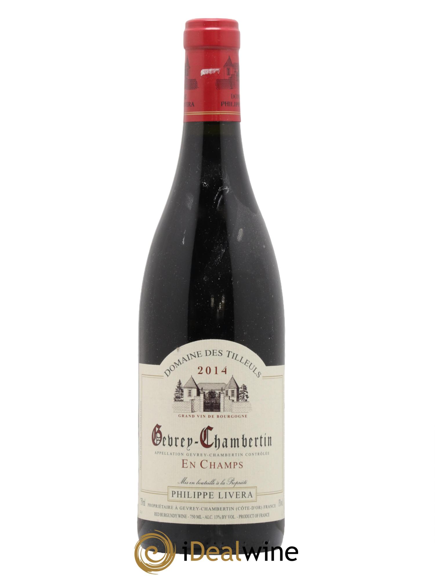 Gevrey-Chambertin En Champs Tilleuls (Domaine des) - Philippe Livera 2014 - Lot of 1 bottle - 0