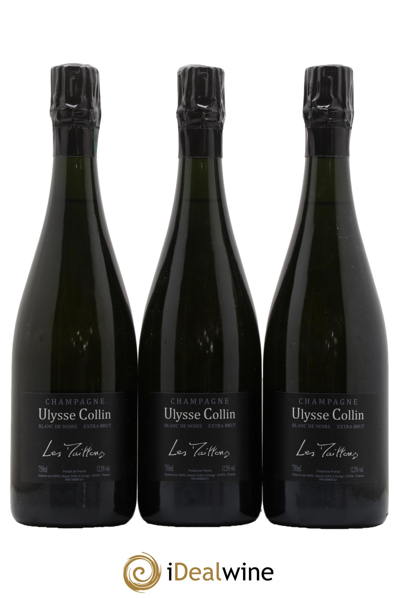 Les Maillons Blanc de Noirs Extra Brut Ulysse Collin - Lotto di 3 bottiglie - 0