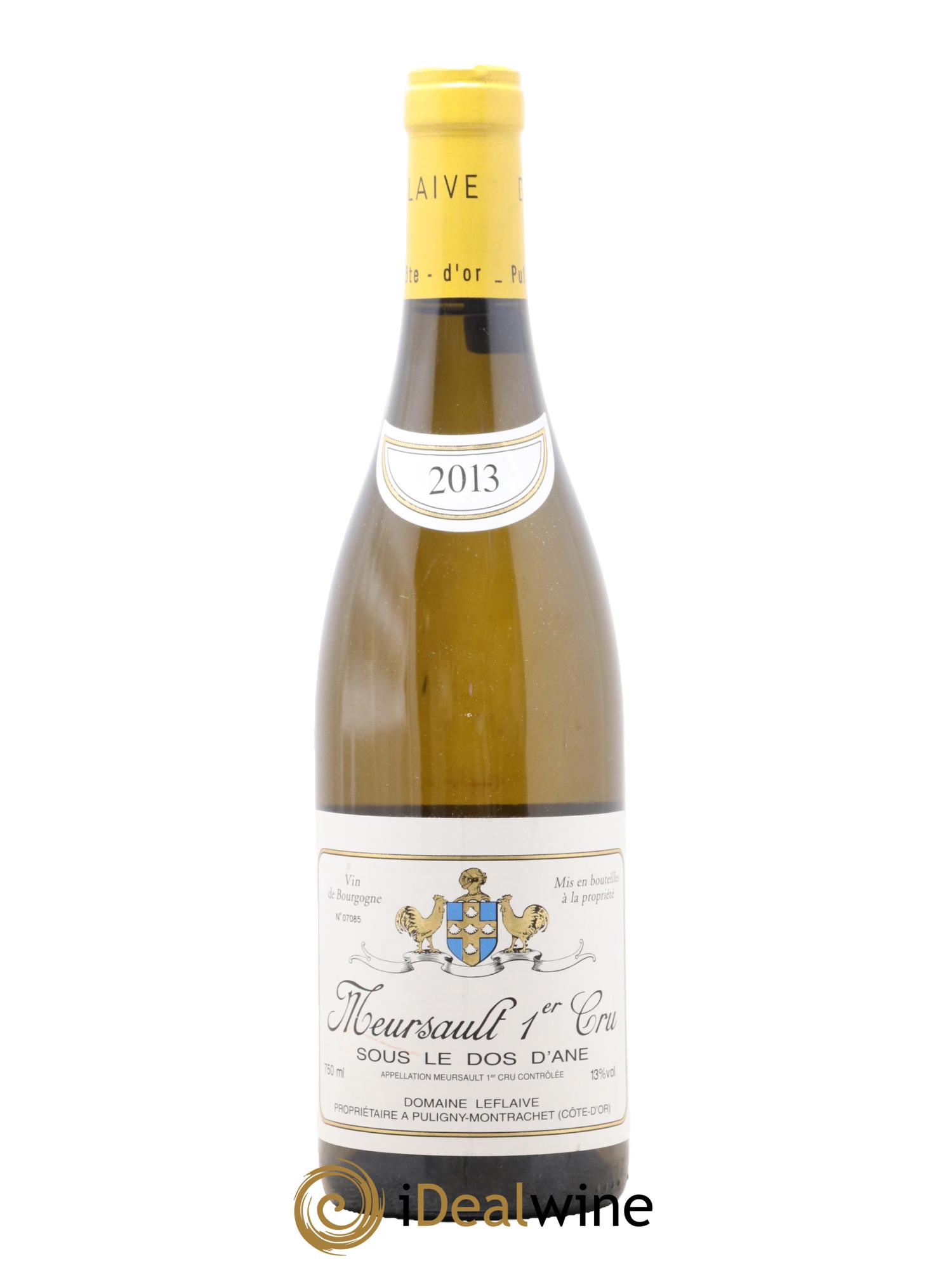 Meursault 1er Cru Sous le Dos d'Ane Leflaive (Domaine) 2013 - Lotto di 1 bottiglia - 0