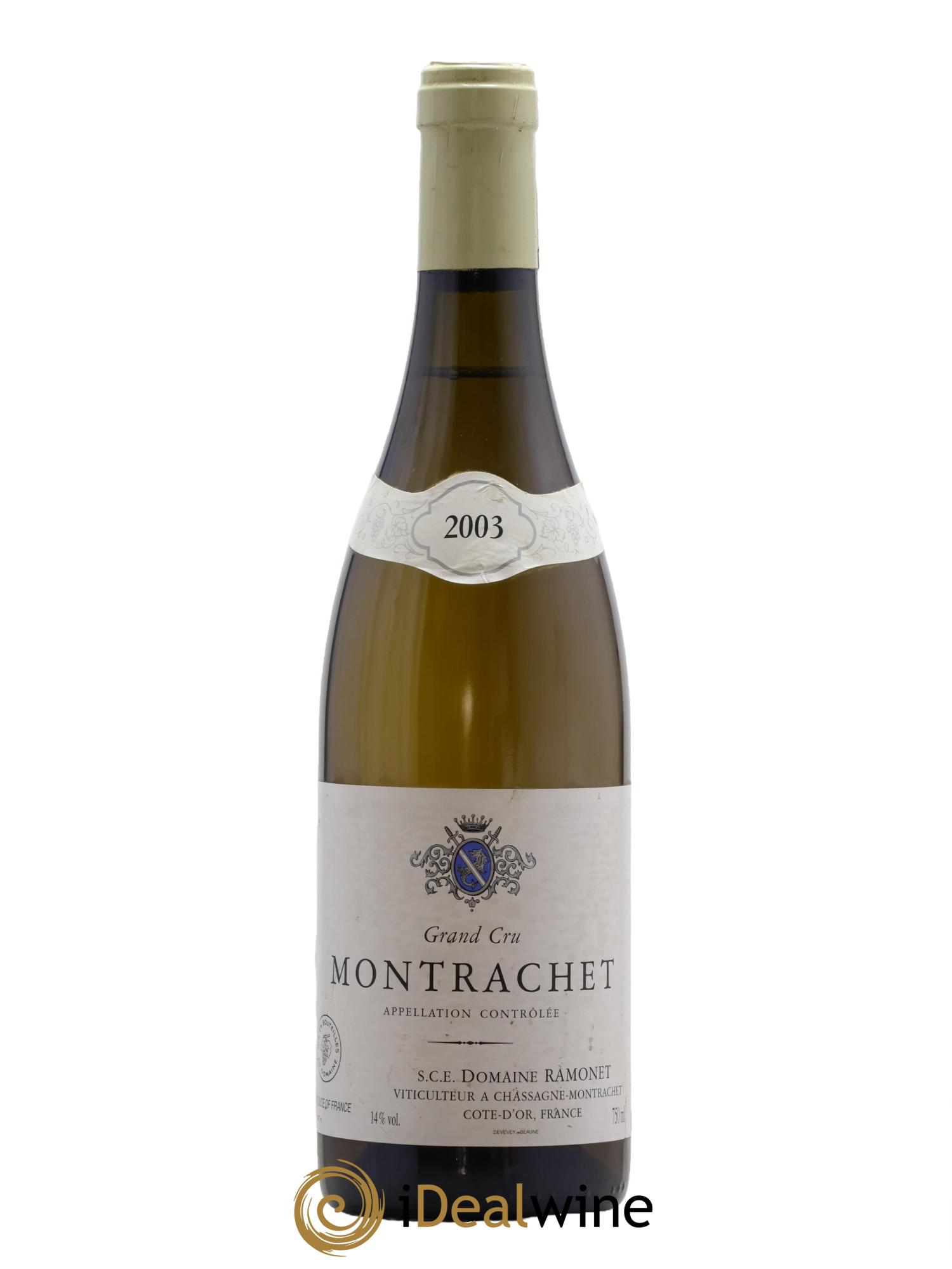 Montrachet Grand Cru Ramonet (Domaine) 2003 - Lotto di 1 bottiglia - 0