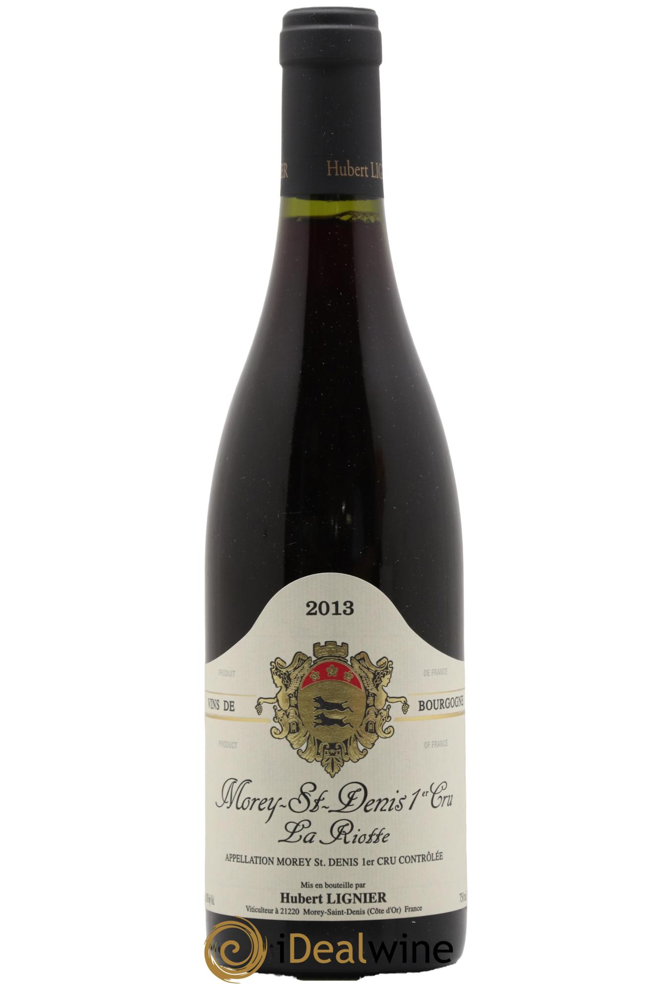 Morey Saint-Denis 1er Cru La Riotte Hubert Lignier (Domaine) 2013 - Posten von 1 Flasche - 0