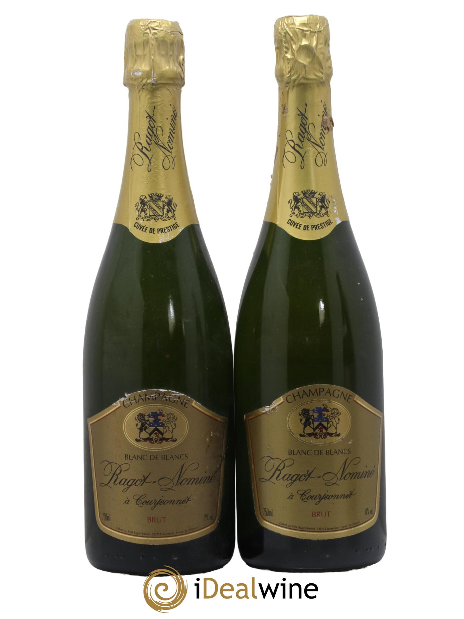 Champagne Blanc de Blancs Brut Prestige Maison Ragot-Nominé - Lotto di 2 bottiglie - 0